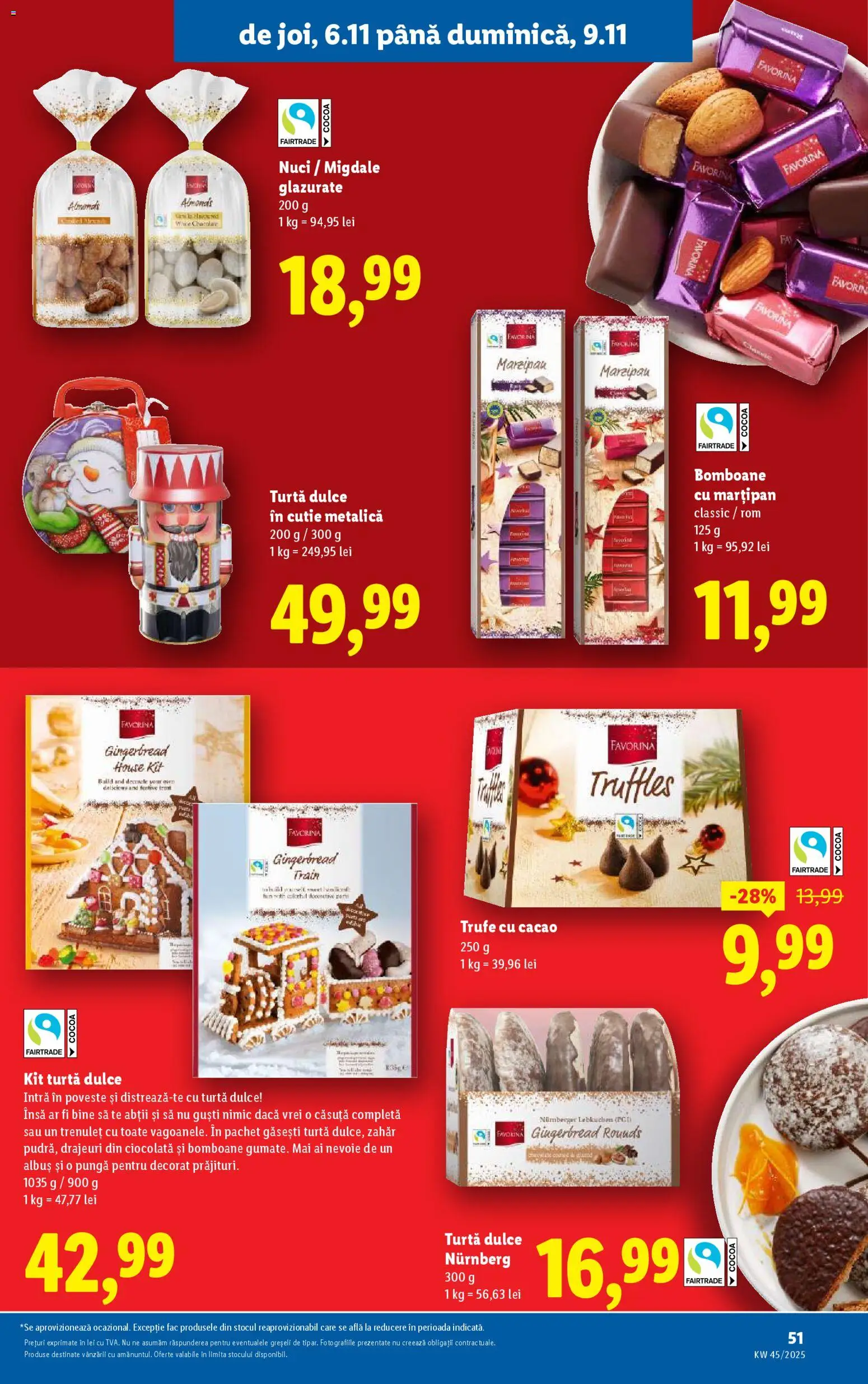 Catalog LIDL 3 - 8 Noiembrie 2025 | Pagina 51 | Produse: Cutie, Ciocolată, Rom, Nuci