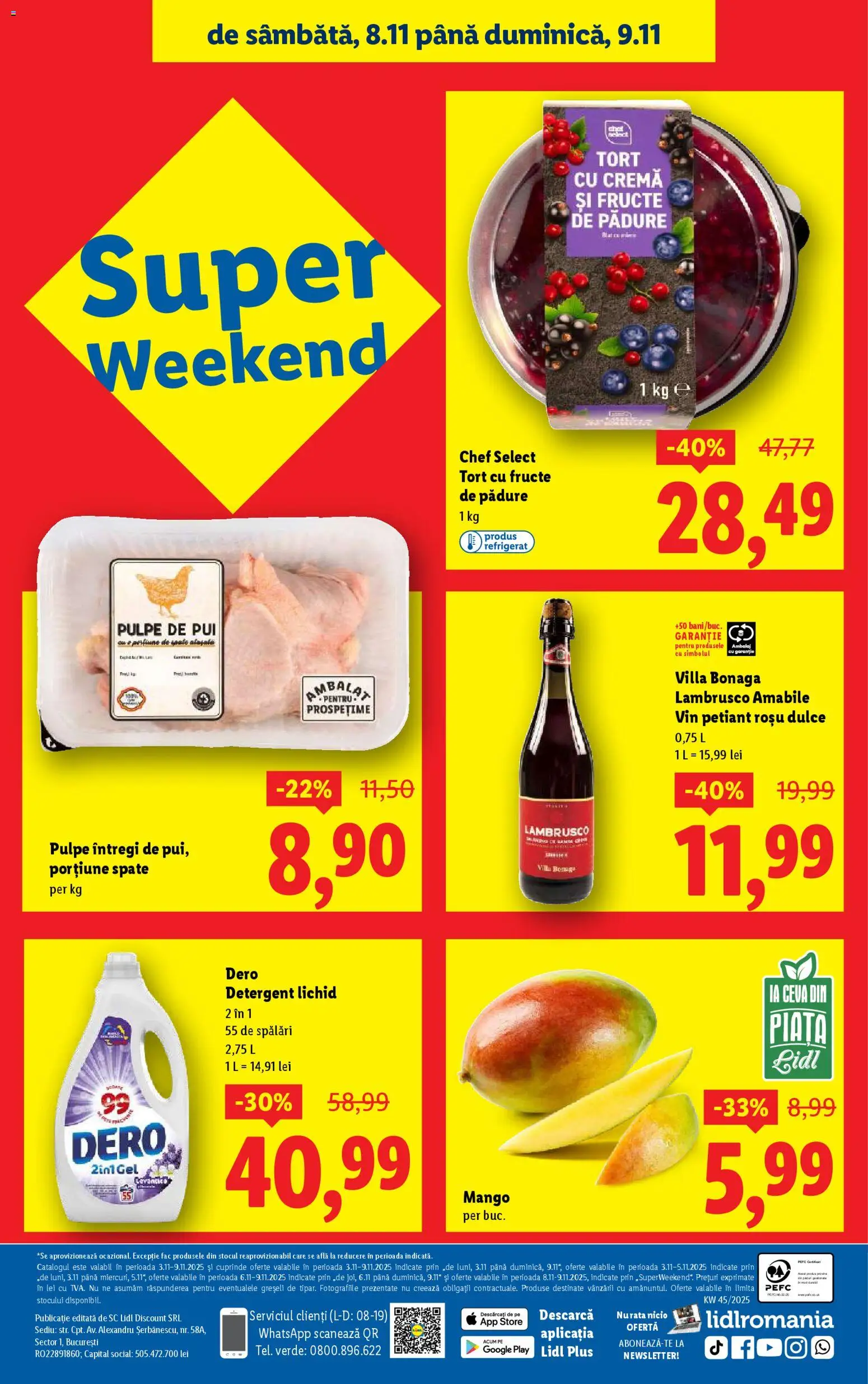 Catalog LIDL 3 - 8 Noiembrie 2025 | Pagina 54 | Produse: Hacıyatmaz Kedi Oyuncağı, Vin, Fructe, Mango