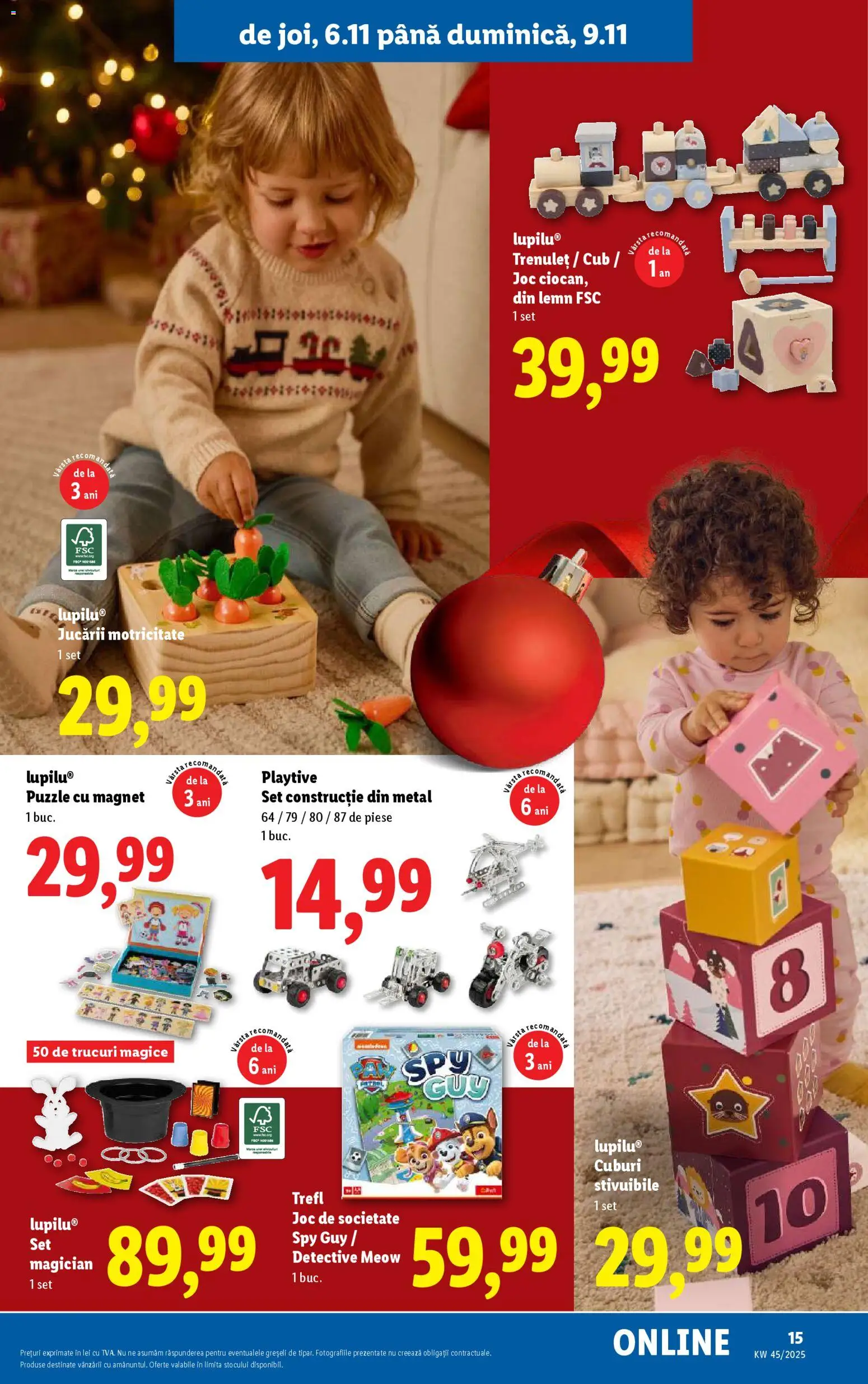 Catalog LIDL 3 - 8 Noiembrie 2025 | Pagina 15 | Produse: Joc
