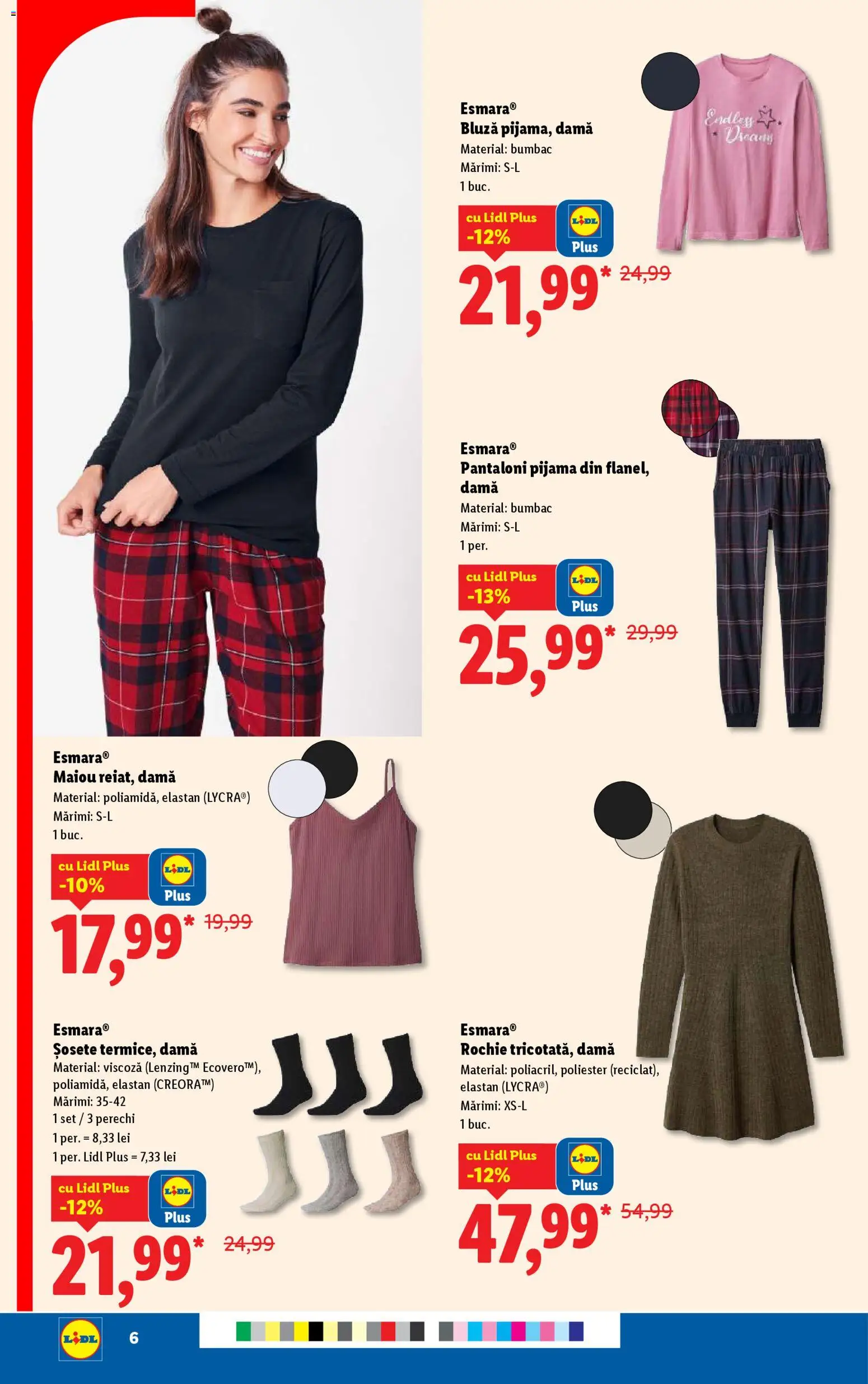 Catalog LIDL 3 - 8 Noiembrie 2025 | Pagina 6 | Produse: Top, Maiou, Bluză, Pantaloni
