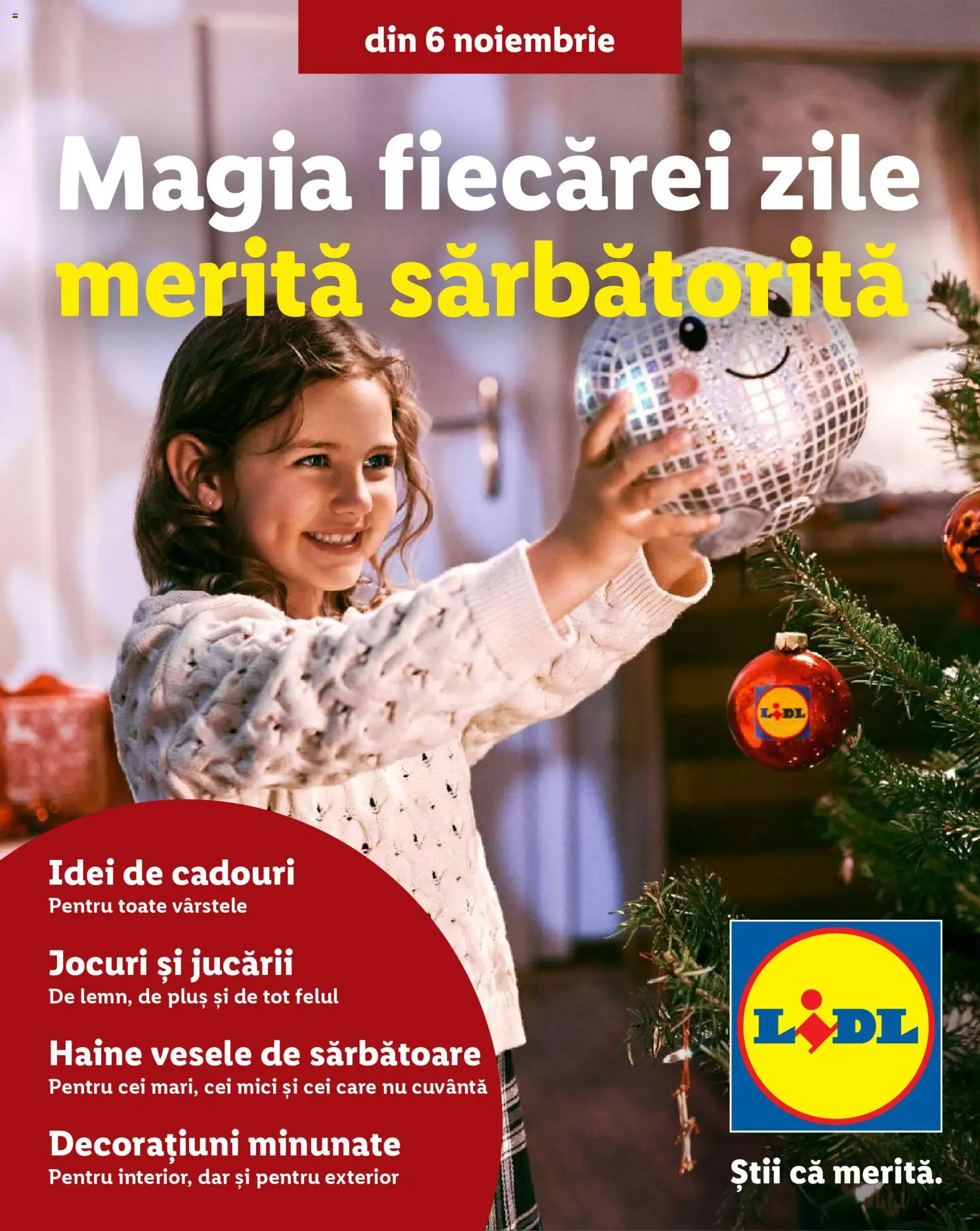 Catalog LIDL 6 Noiembrie - 30 Decembrie 2025 | Pagina 1 | Produse: Mici, Haine