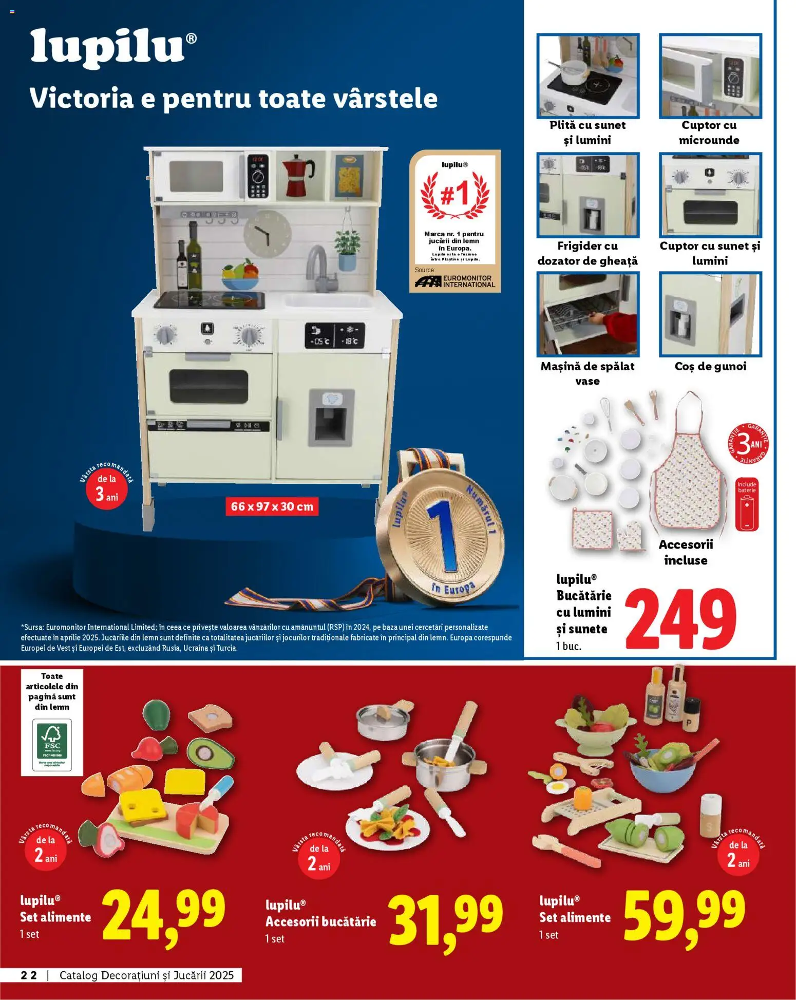 Catalog LIDL 6 Noiembrie - 30 Decembrie 2025 | Pagina 22 | Produse: Frigider, Mașină De Spălat, Plită, Coș