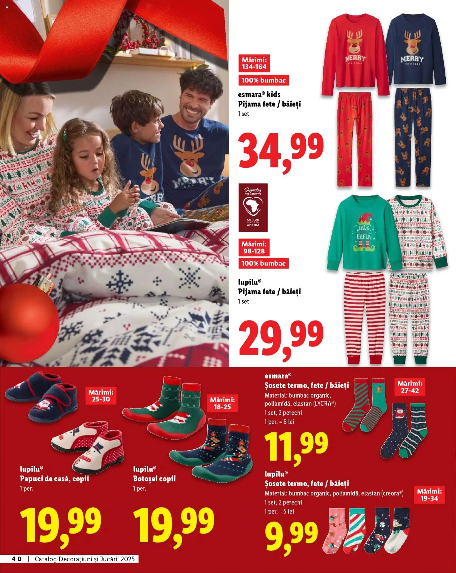 Catalog LIDL 6 Noiembrie - 30 Decembrie 2025 | Pagina 40 | Produse: Șosete, Papuci
