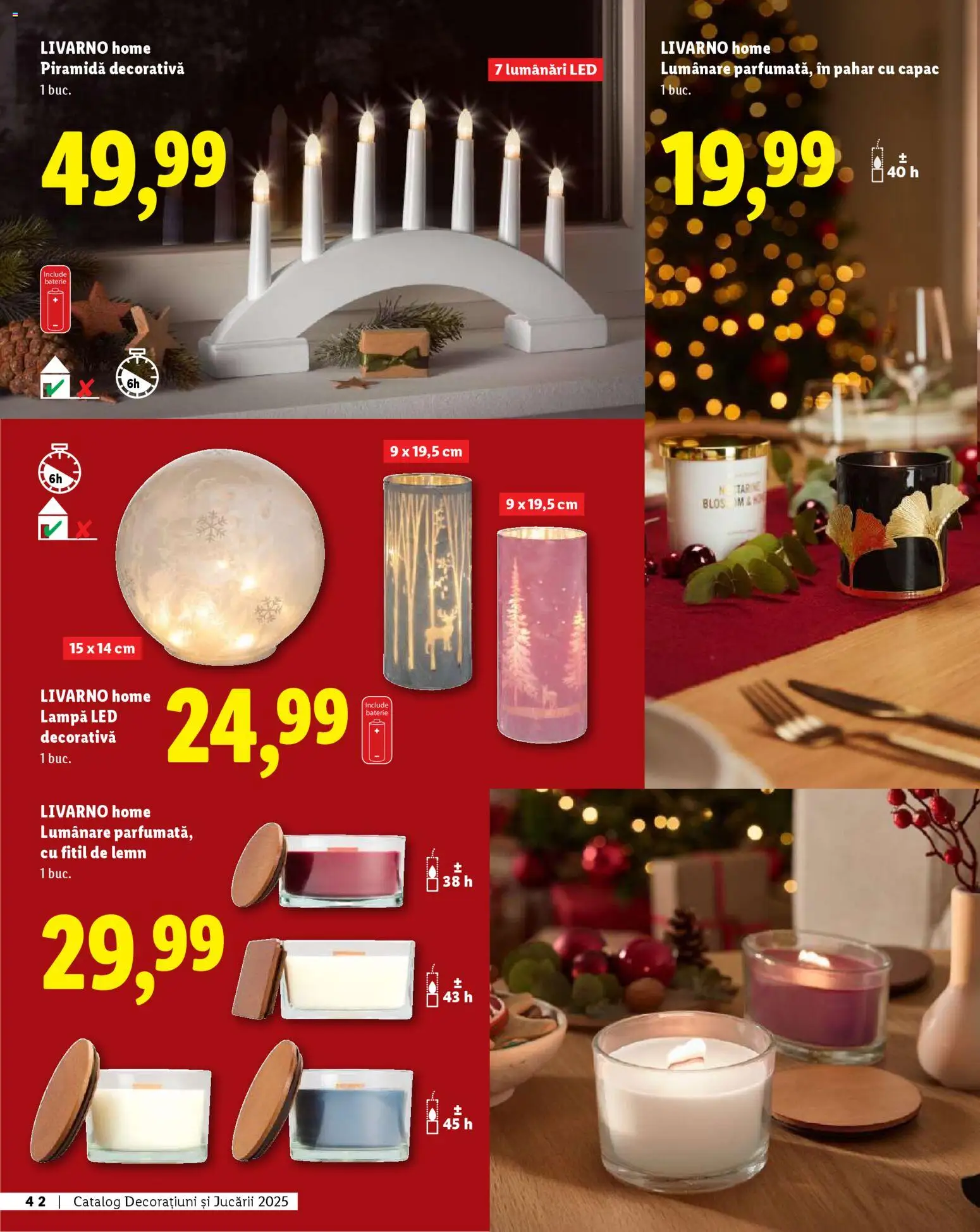 Catalog LIDL 6 Noiembrie - 30 Decembrie 2025 | Pagina 42 | Produse: Babak, Baterie, Lampă, Lumânare