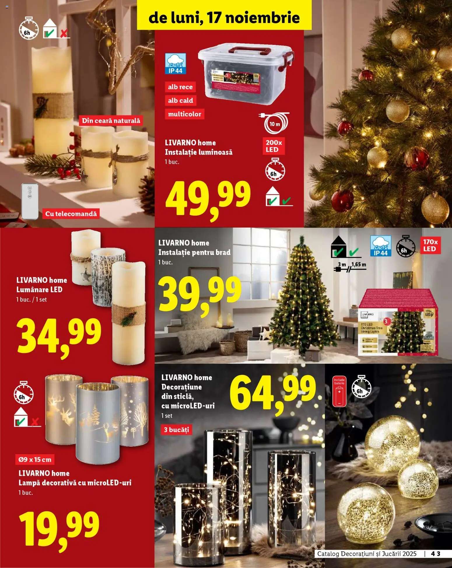 Catalog LIDL 6 Noiembrie - 30 Decembrie 2025 | Pagina 43 | Produse: Babak, Baterie, Lampă, Lumânare