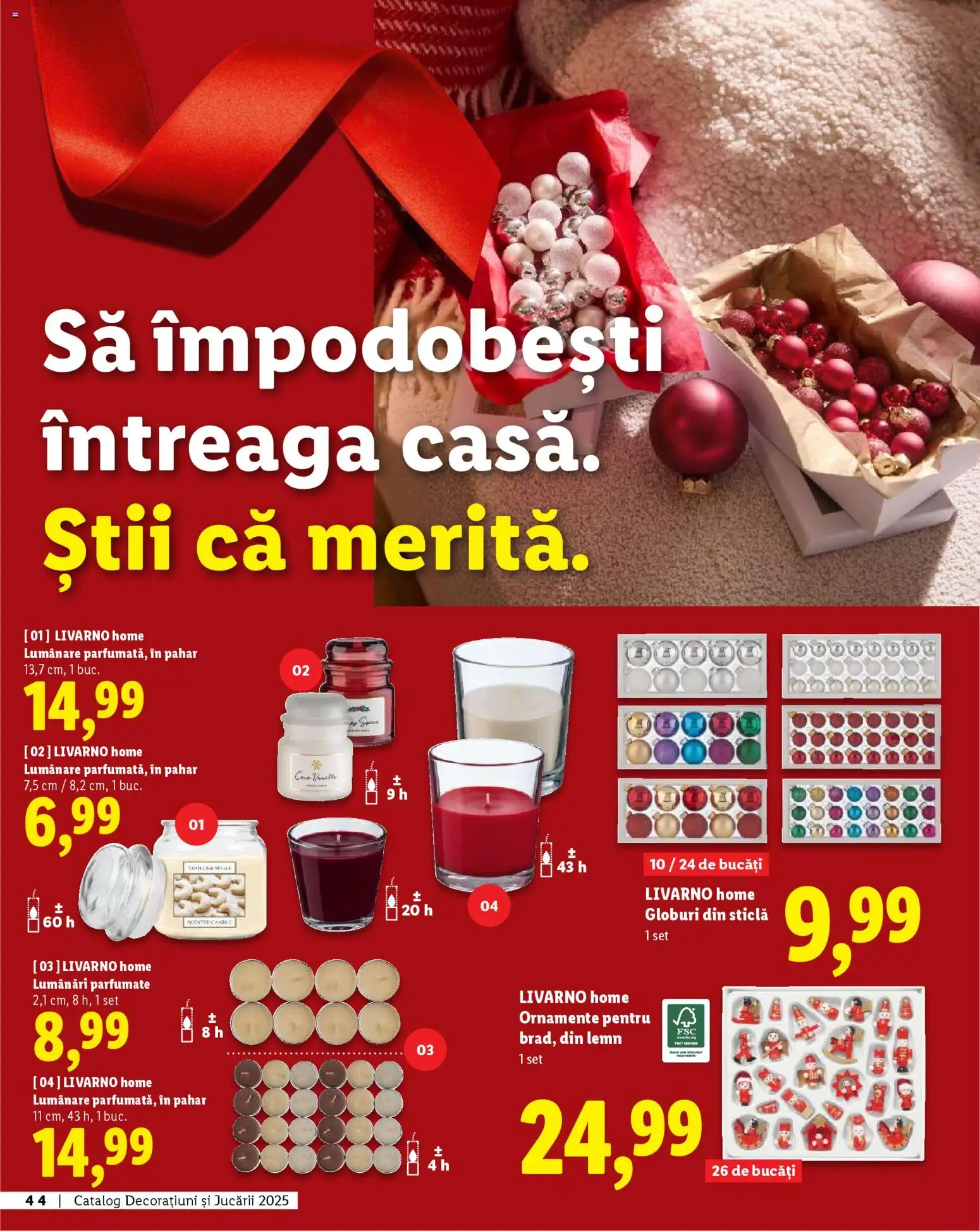 Catalog LIDL 6 Noiembrie - 30 Decembrie 2025 | Pagina 44 | Produse: Lumânare