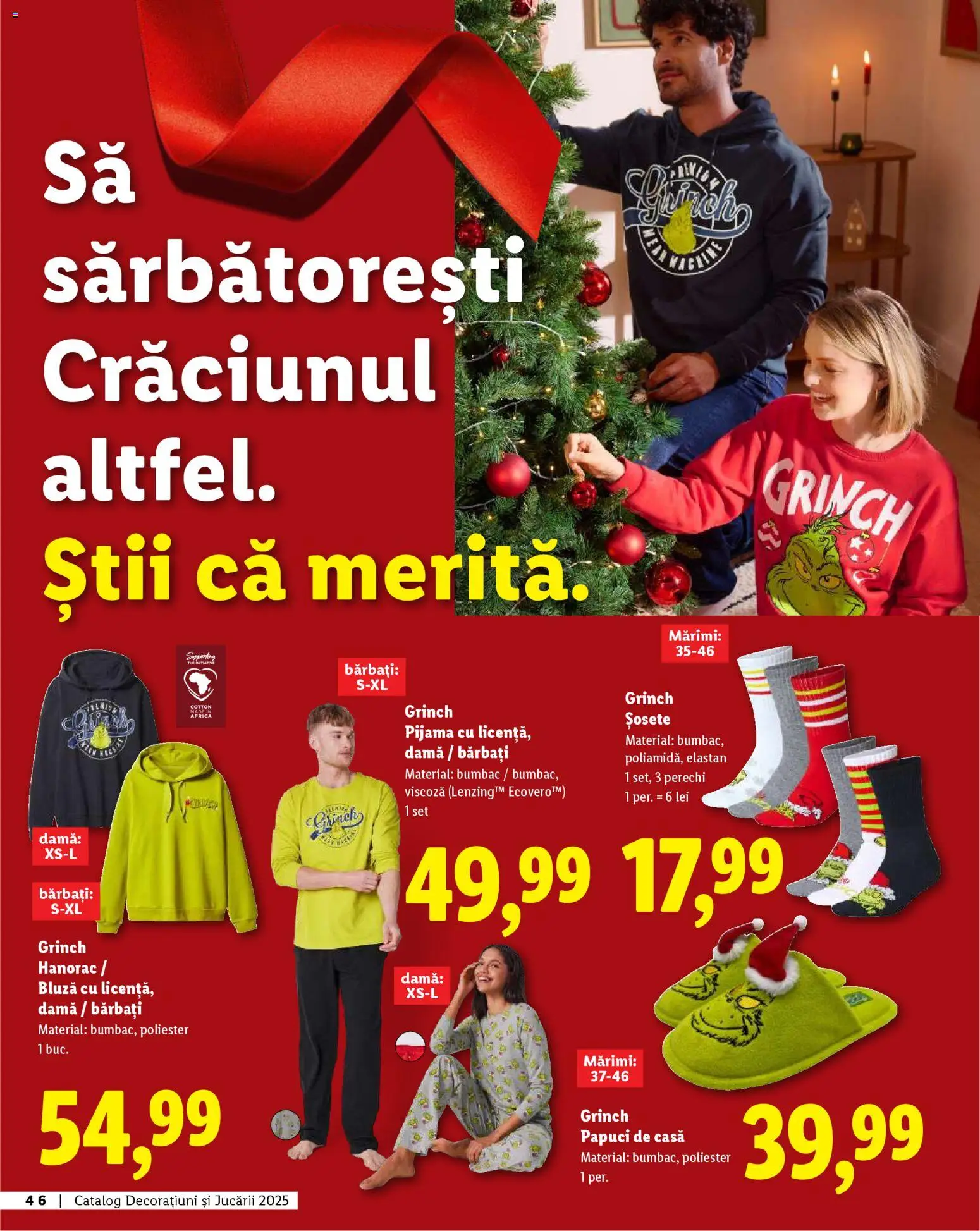 Catalog LIDL 6 Noiembrie - 30 Decembrie 2025 | Pagina 46 | Produse: Bluză, Șosete, Keşe, Papuci