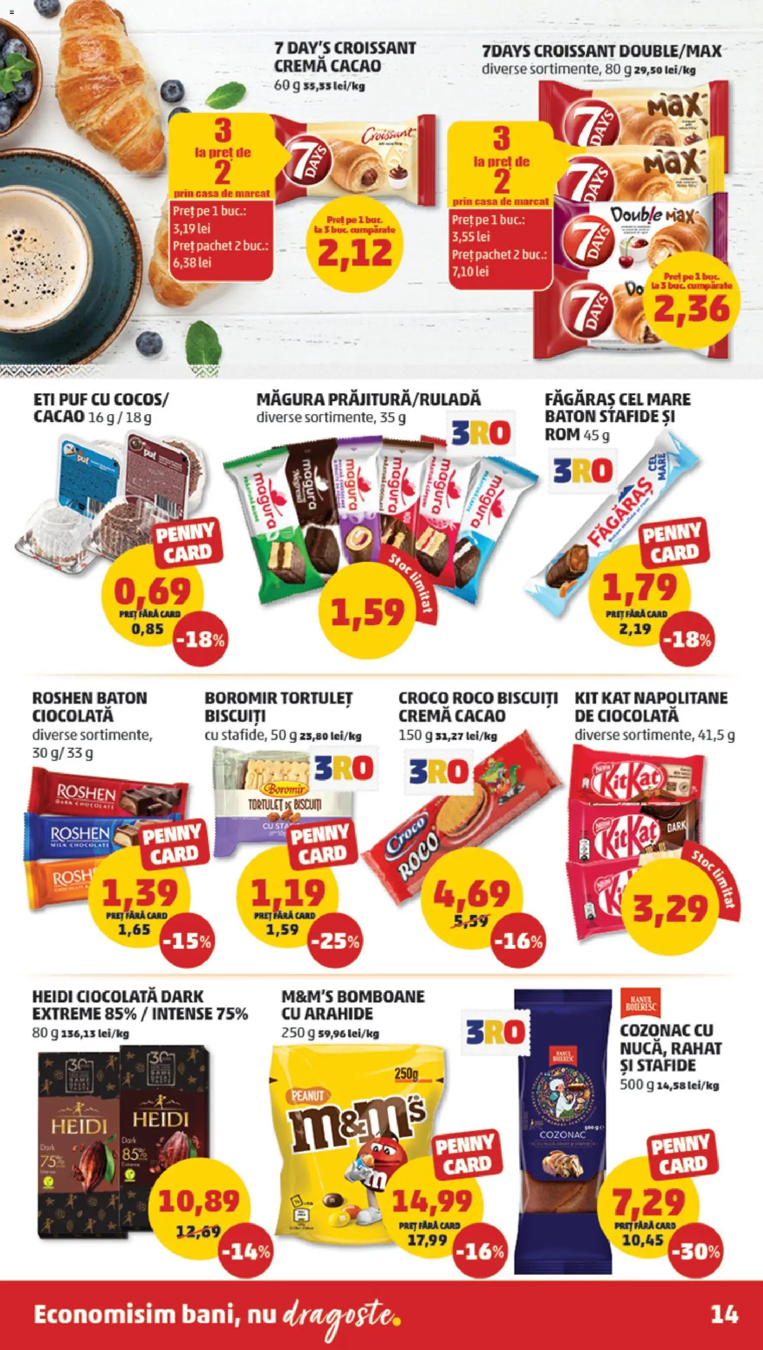 Catalog PENNY Market 29 Octombrie - 3 Noiembrie 2025 | Pagina 14 | Produse: Cremă, Rom, Bomboane, Biscuiți