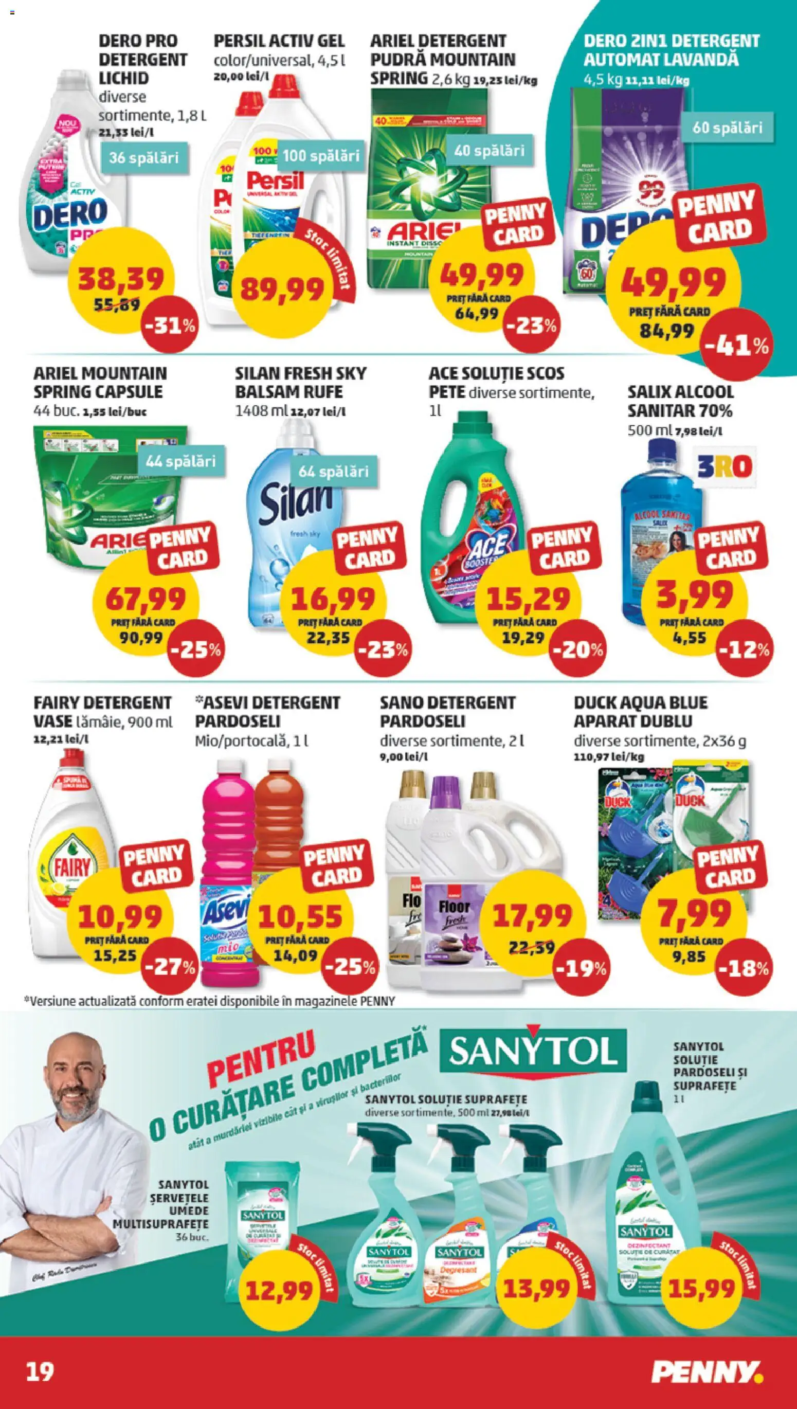 Catalog PENNY Market 29 Octombrie - 3 Noiembrie 2025 | Pagina 19 | Produse: Kedi Ödül Oyuncakları, Balsam, Detergent, Șervețele umede