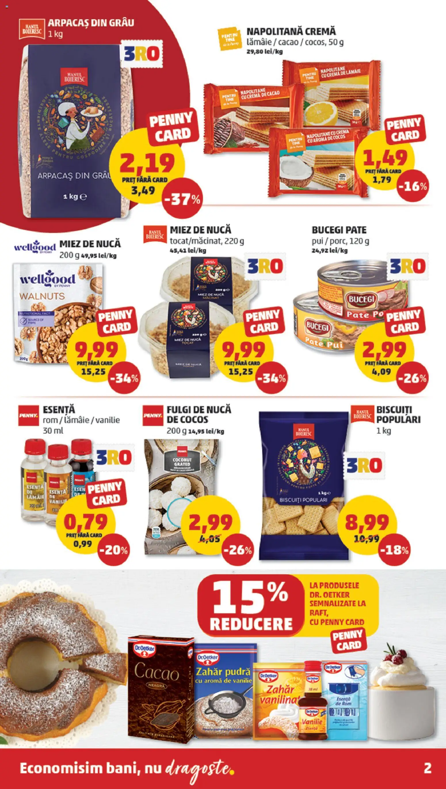 Catalog PENNY Market 29 Octombrie - 3 Noiembrie 2025 | Pagina 2 | Produse: Hacıyatmaz Kedi Oyuncağı, Cremă, Cacao, Biscuiți