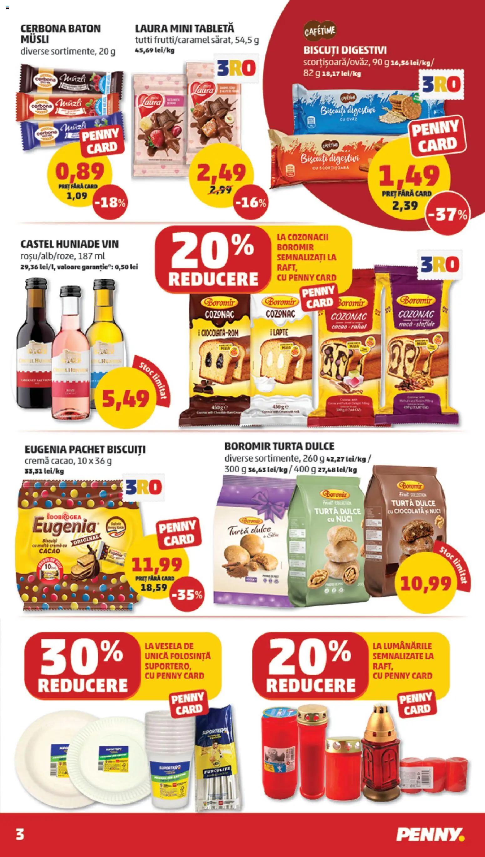 Catalog PENNY Market 29 Octombrie - 3 Noiembrie 2025 | Pagina 3 | Produse: Ciocolată, Nuci, Biscuiți, Turtă dulce