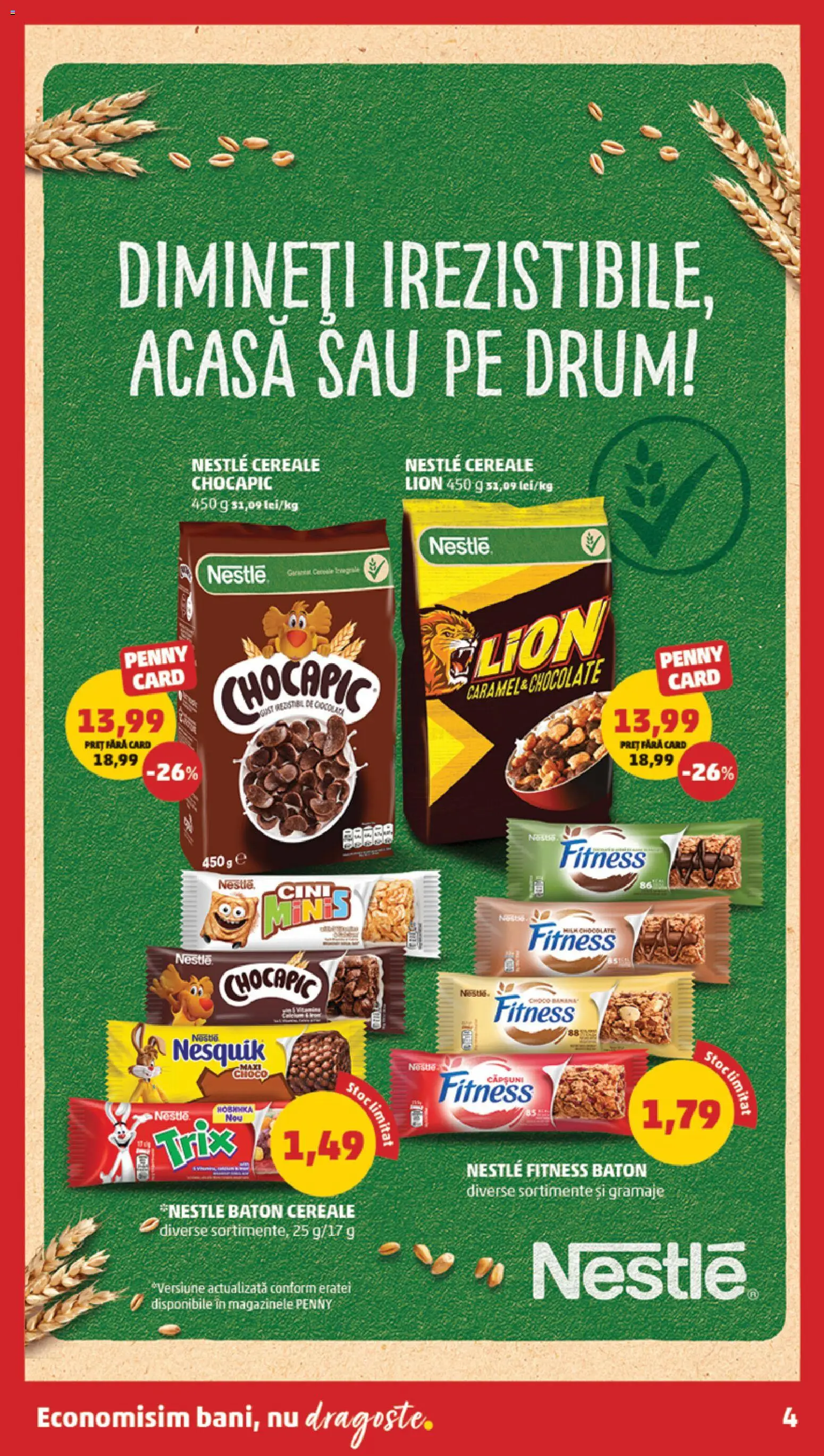 Catalog PENNY Market 29 Octombrie - 3 Noiembrie 2025 | Pagina 4 | Produse: Cereale, Baton cereale