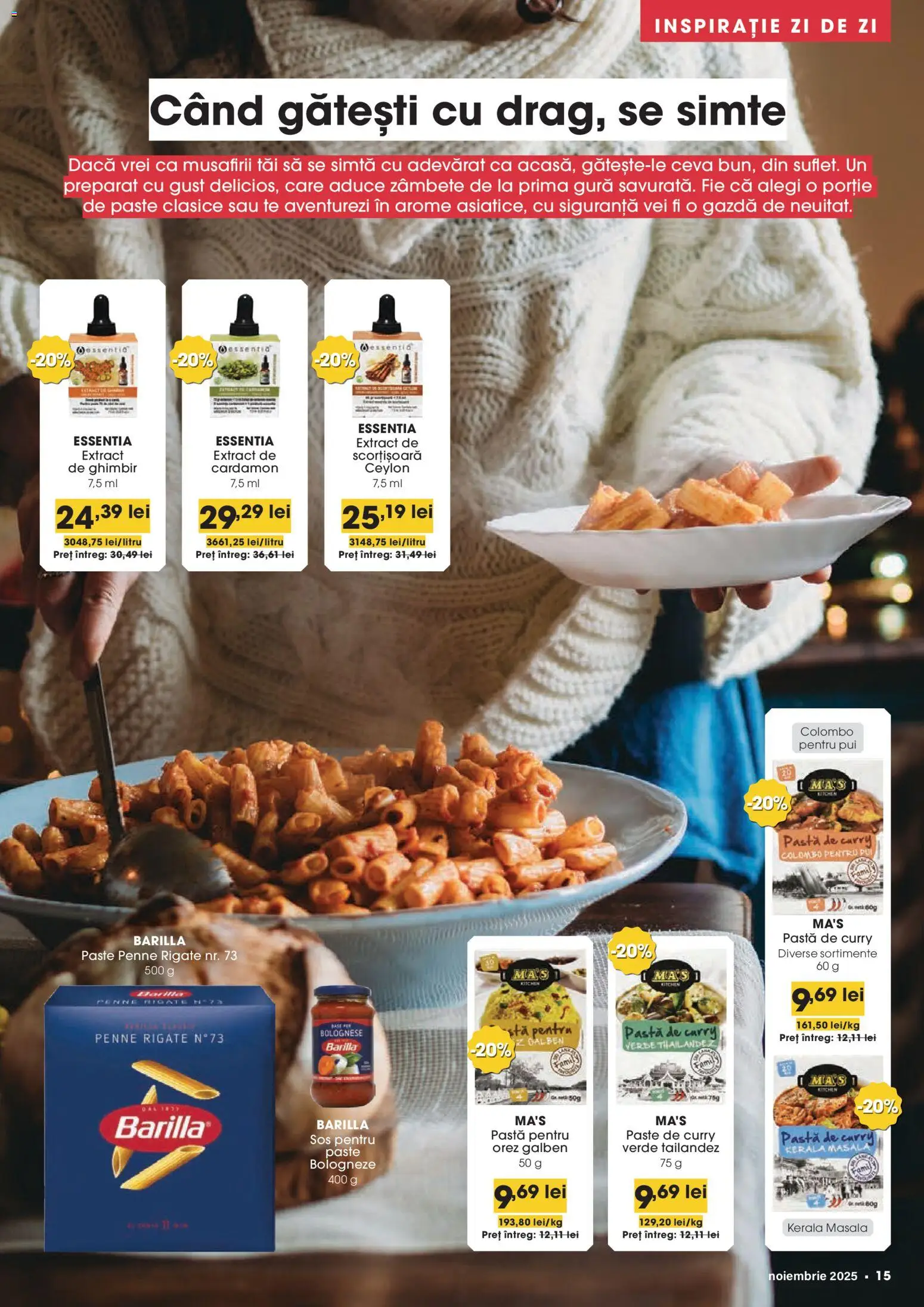 Catalog Mega Image 30 Octombrie - 24 Noiembrie 2025 | Pagina 15 | Produse: Hacıyatmaz Kedi Oyuncağı, Orez, Paste, Sos