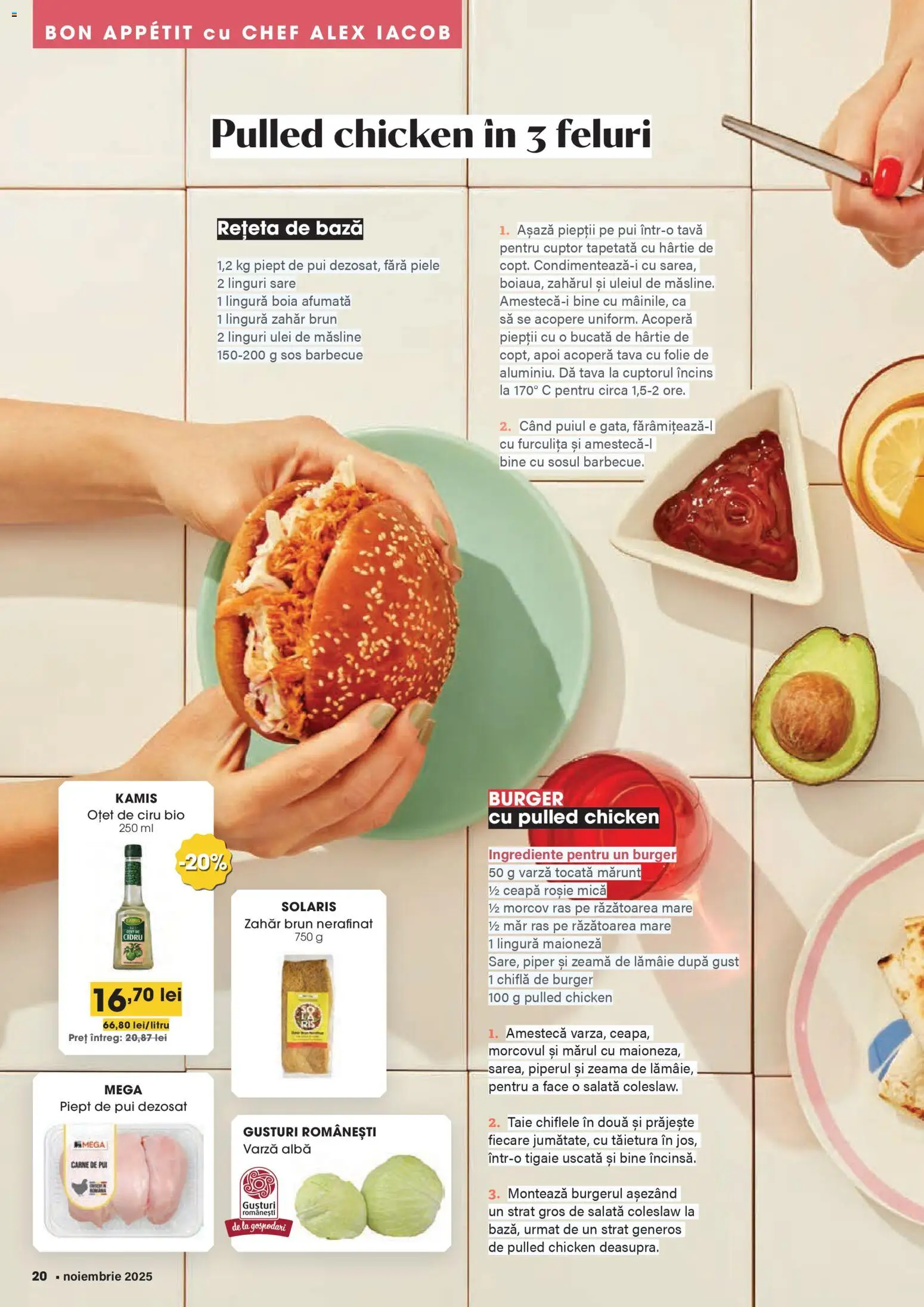 Catalog Mega Image 30 Octombrie - 24 Noiembrie 2025 | Pagina 20 | Produse: Cuptor, Tigaie, Burger, Sos