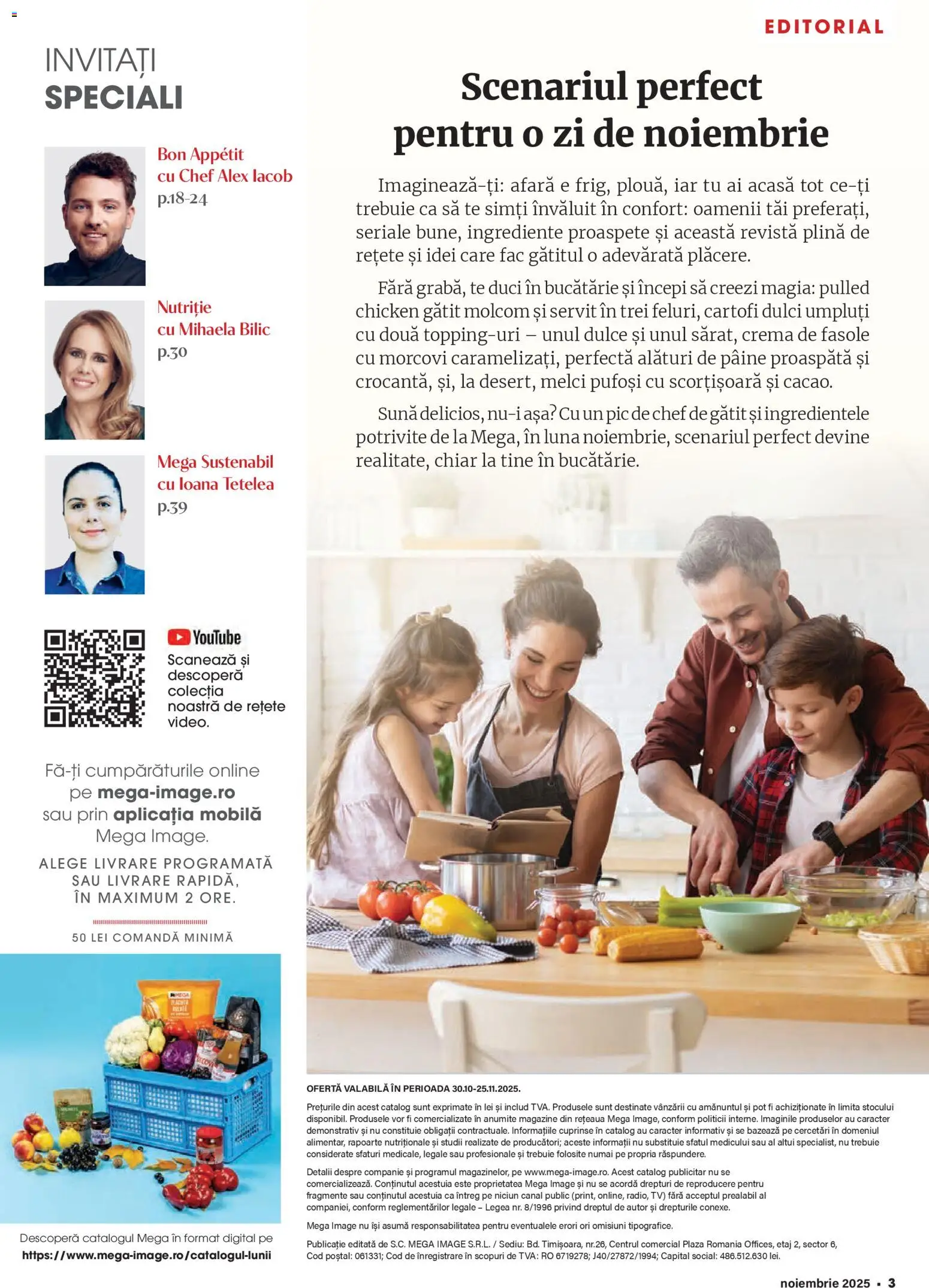 Catalog Mega Image 30 Octombrie - 24 Noiembrie 2025 | Pagina 3 | Produse: Taneli organik hardal, Pâine, Morcovi, Cartofi