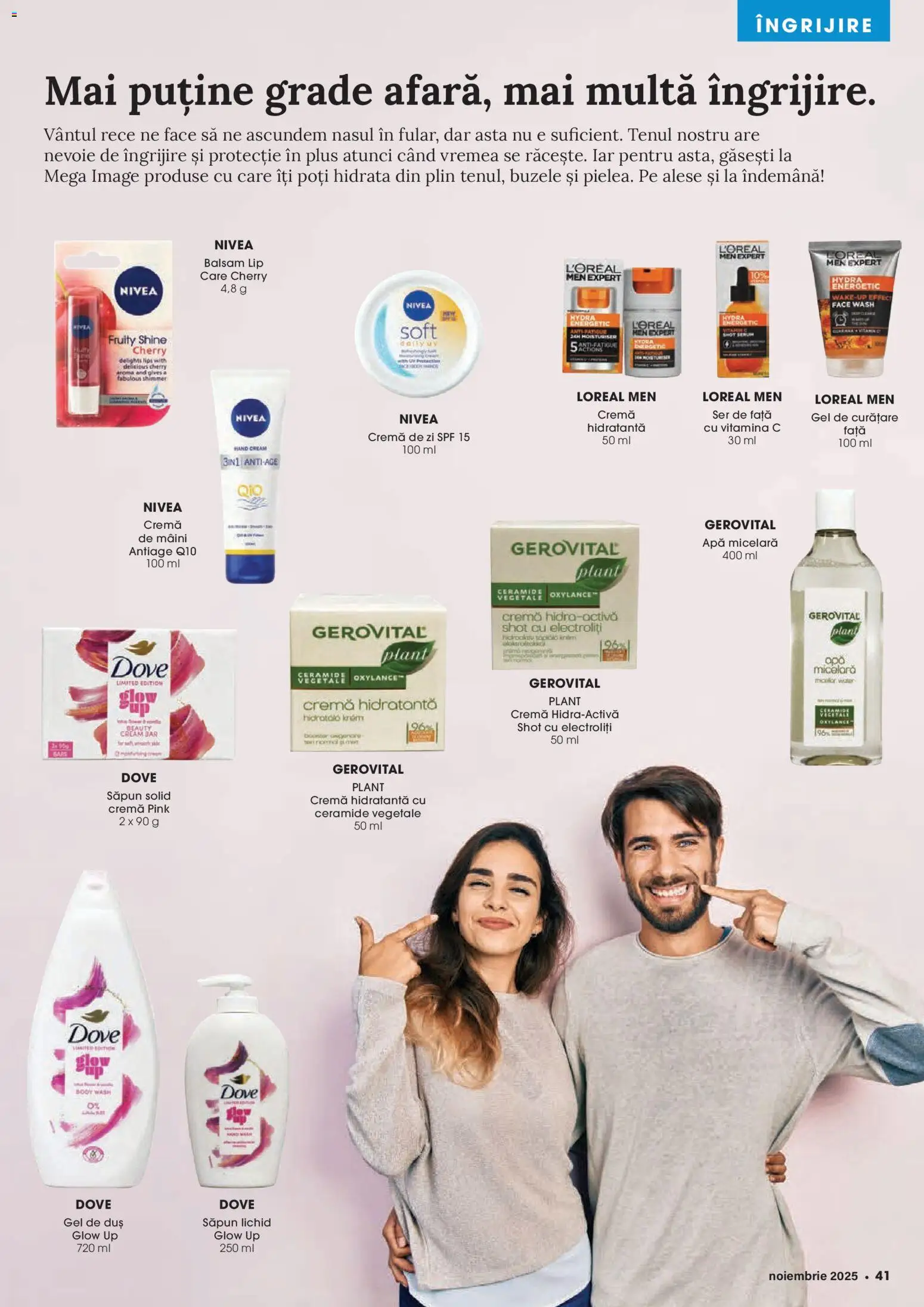 Catalog Mega Image 30 Octombrie - 24 Noiembrie 2025 | Pagina 41 | Produse: Săpun solid, Body, Duș, Săpun lichid