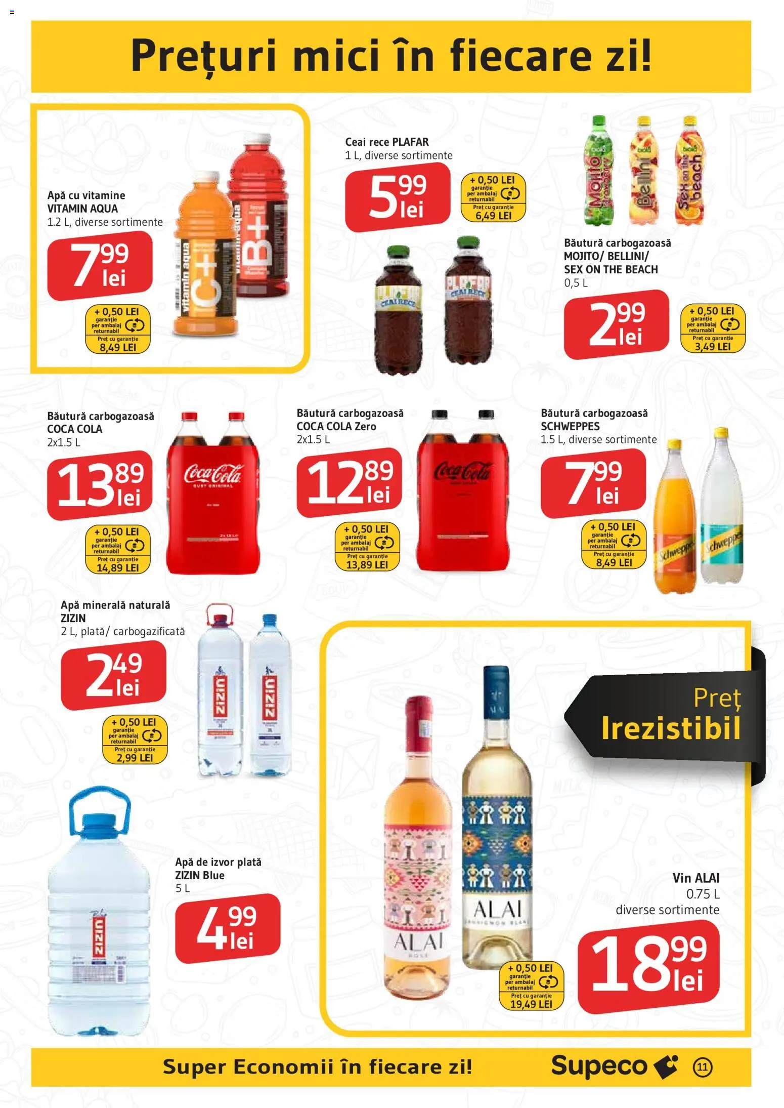 Catalog Supeco 30 Octombrie - 11 Noiembrie 2025 | Pagina 11 | Produse: Mici, Vin, Apă cu vitamine, Apă