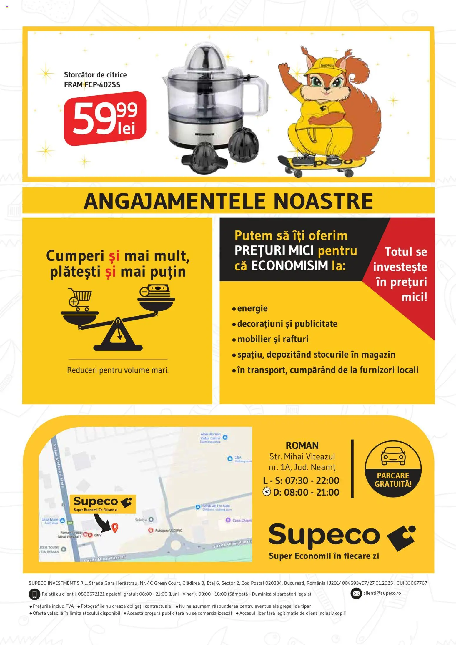 Catalog Supeco 29 Octombrie - 5 Noiembrie 2025 | Pagina 22 | Produse: Storcător, Mici