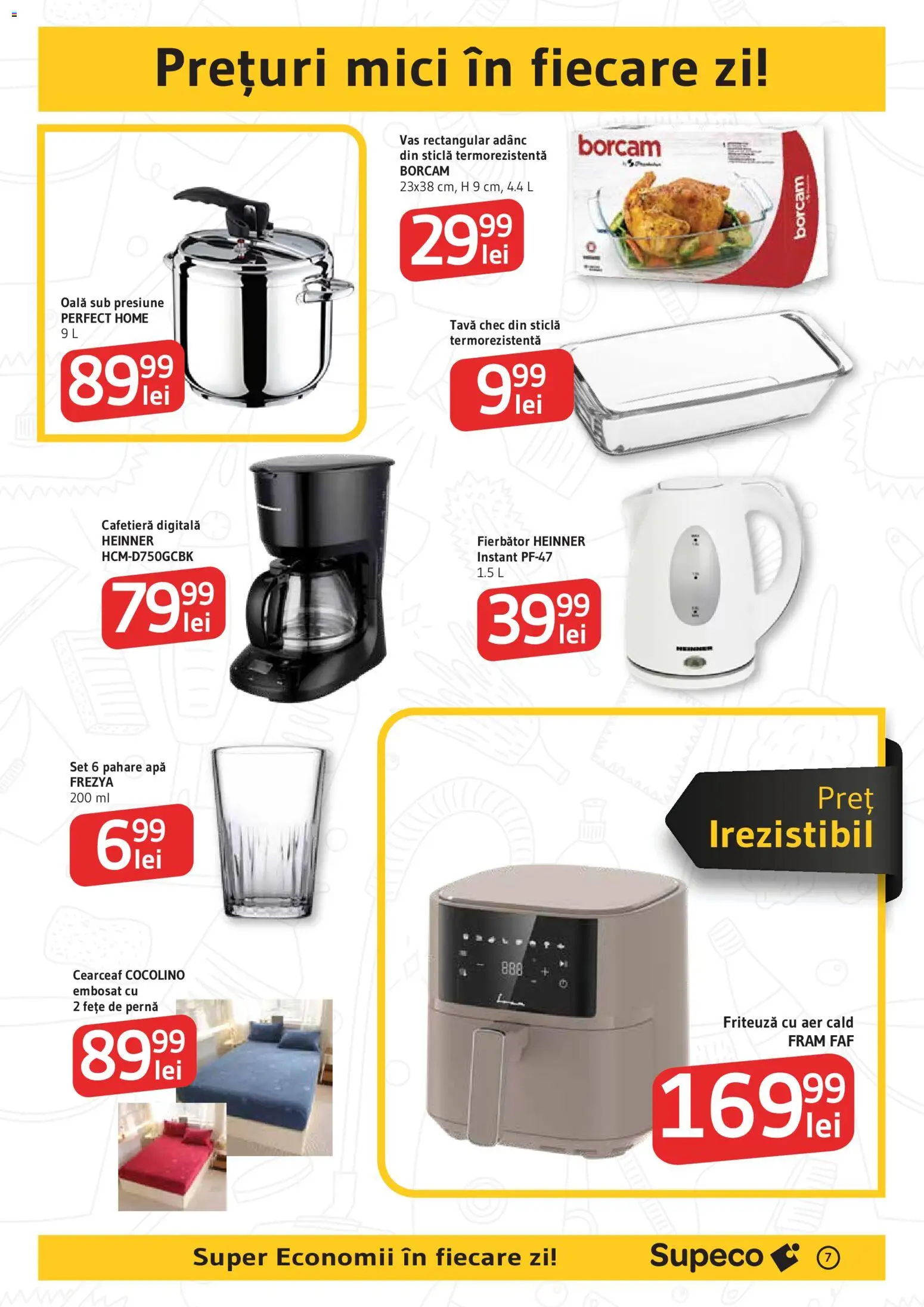 Catalog Supeco 29 Octombrie - 5 Noiembrie 2025 | Pagina 7 | Produse: Ginseng, Pahare, Pernă, Apă