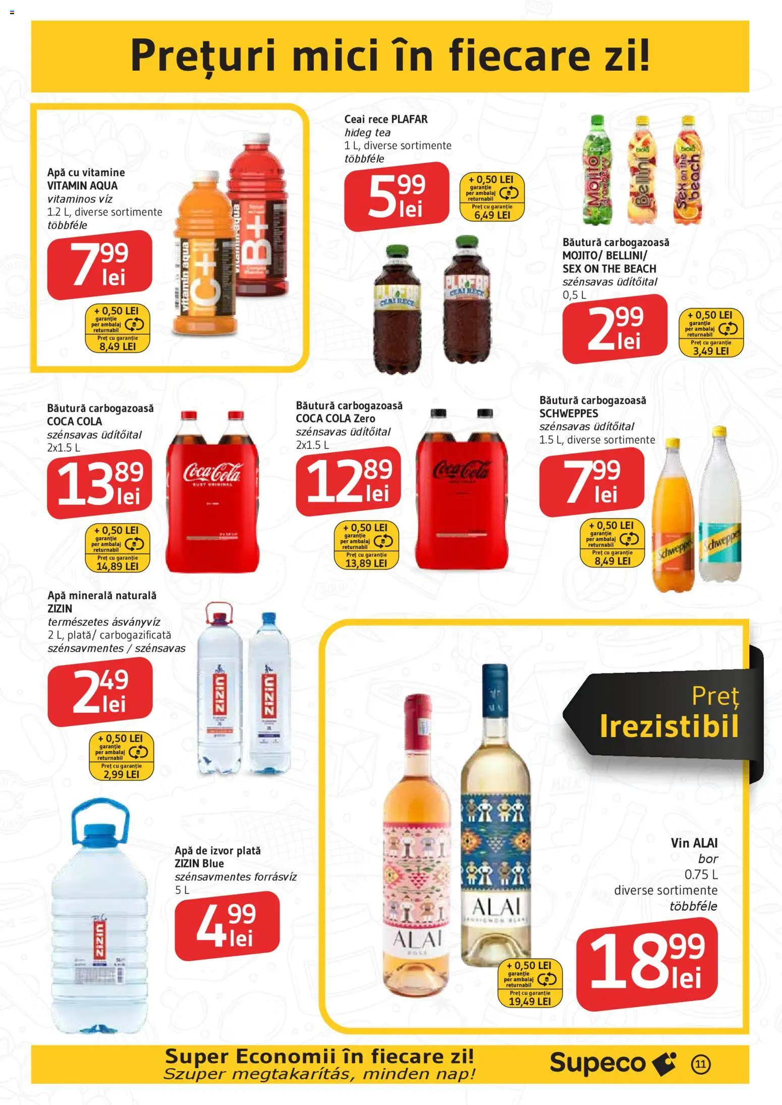 Catalog Supeco 30 Octombrie - 11 Noiembrie 2025 | Pagina 11 | Produse: Mici, Vin, Apă cu vitamine, Apă