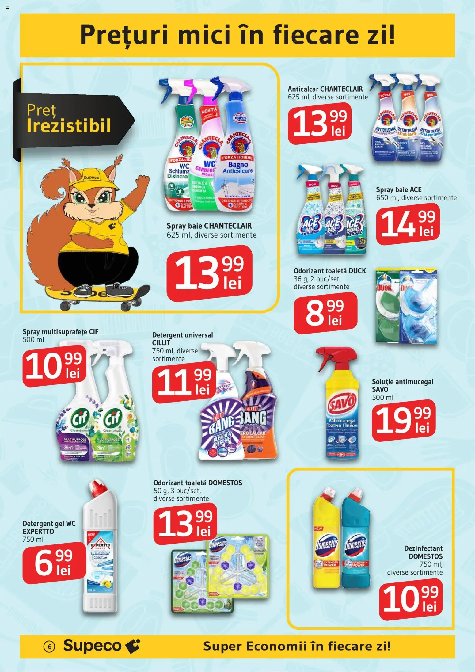 Catalog Supeco 30 Octombrie - 11 Noiembrie 2025 | Pagina 6 | Produse: Toaletă, Mici, Detergent, Odorizant toaletă