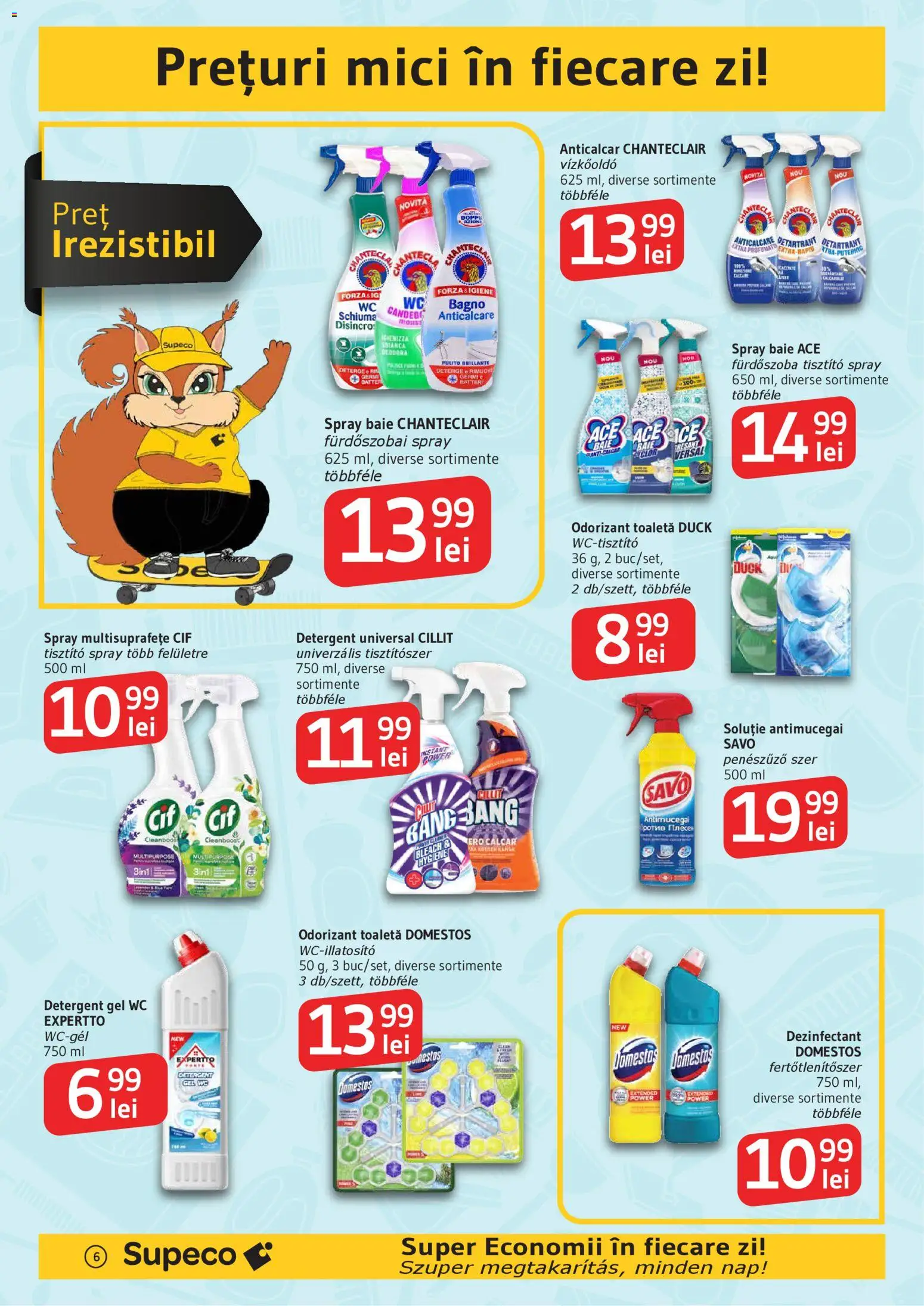 Catalog Supeco 30 Octombrie - 11 Noiembrie 2025 | Pagina 6 | Produse: Toaletă, Mici, Detergent, Odorizant toaletă
