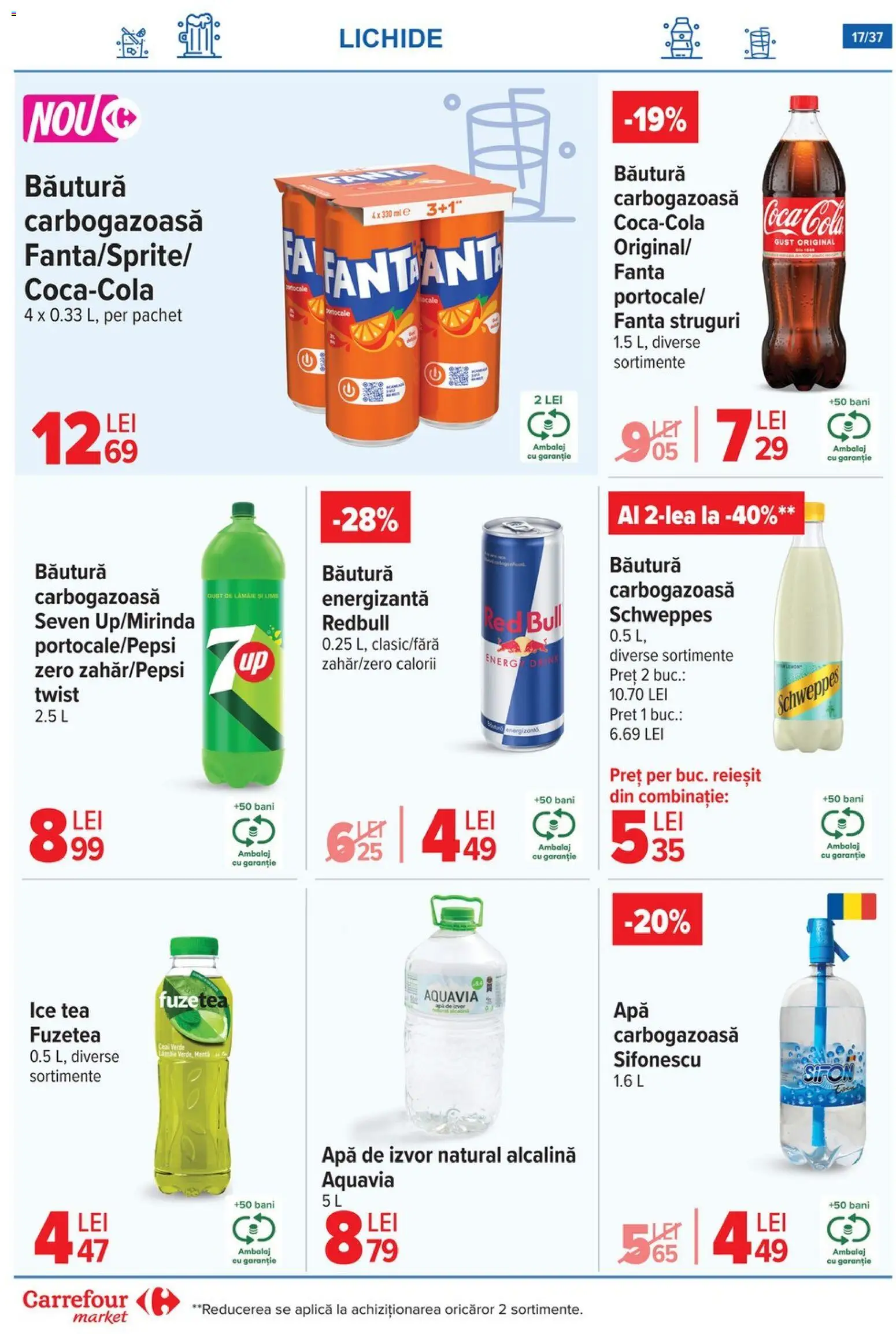 Catalog Carrefour 29 Octombrie - 3 Noiembrie 2025 | Pagina 20 | Produse: Struguri, Köpek Sabunu, Ice tea, Apă
