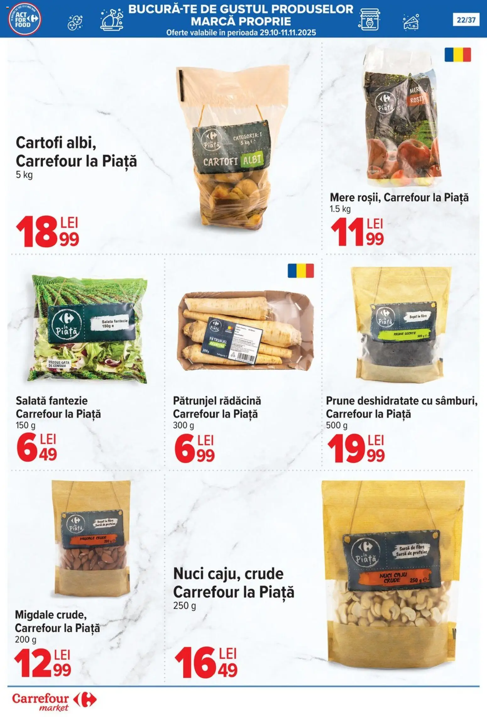 Catalog Carrefour 29 Octombrie - 3 Noiembrie 2025 | Pagina 25 | Produse: Pătrunjel, Masaüstü kılıfı, Caju, Nuci