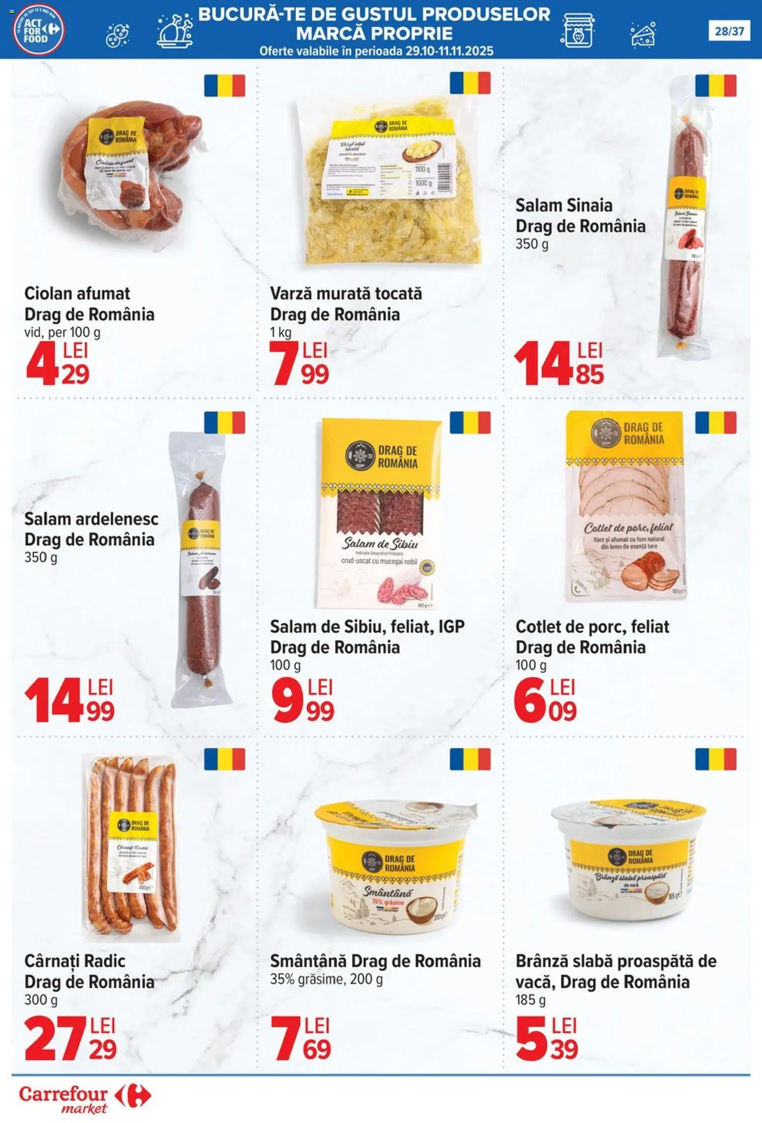 Catalog Carrefour 29 Octombrie - 3 Noiembrie 2025 | Pagina 31 | Produse: Varză, Lait de coco, Salam, Cârnați