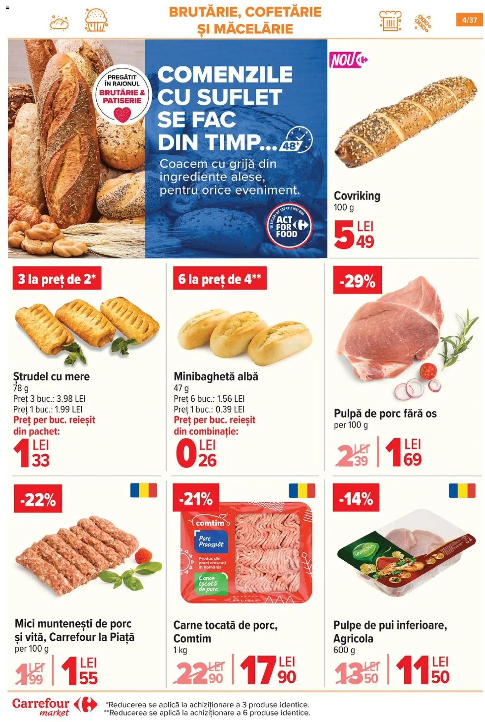 Catalog Carrefour 29 Octombrie - 3 Noiembrie 2025 | Pagina 7 | Produse: Hacıyatmaz Kedi Oyuncağı, Ștrudel, Mere, Carne tocată