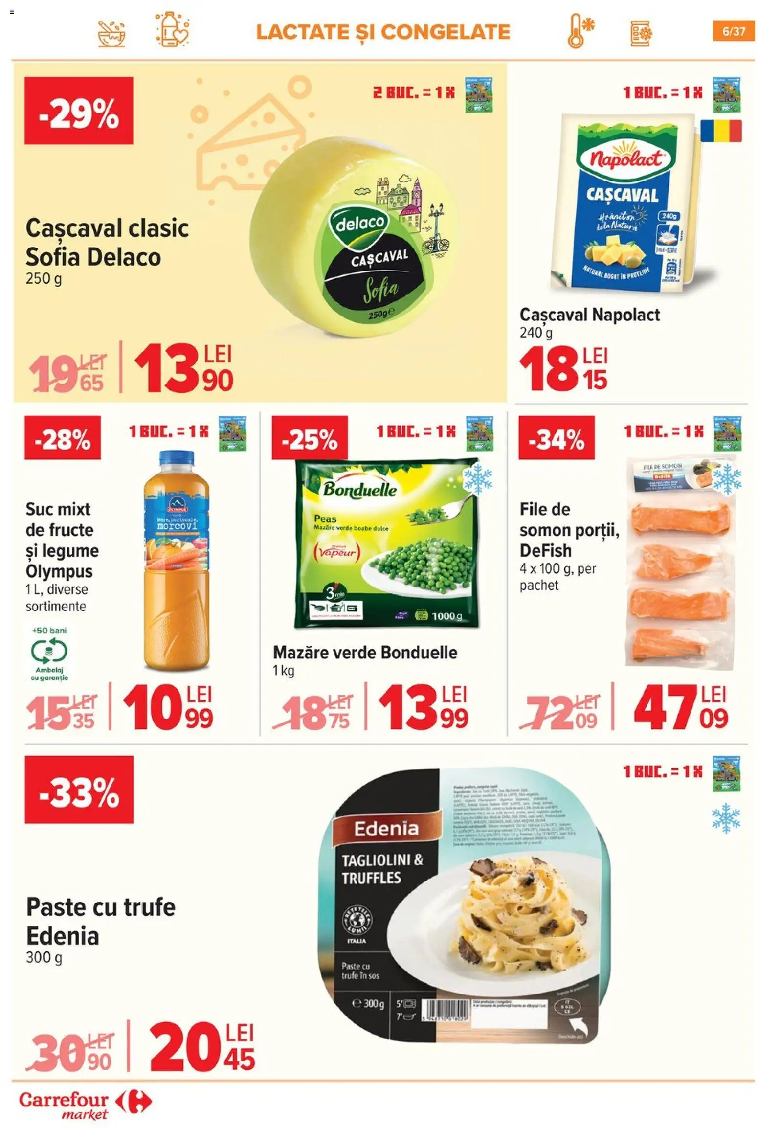 Catalog Carrefour 29 Octombrie - 3 Noiembrie 2025 | Pagina 9 | Produse: Mazăre, Light Kedi Konservesi, Suc, Fructe