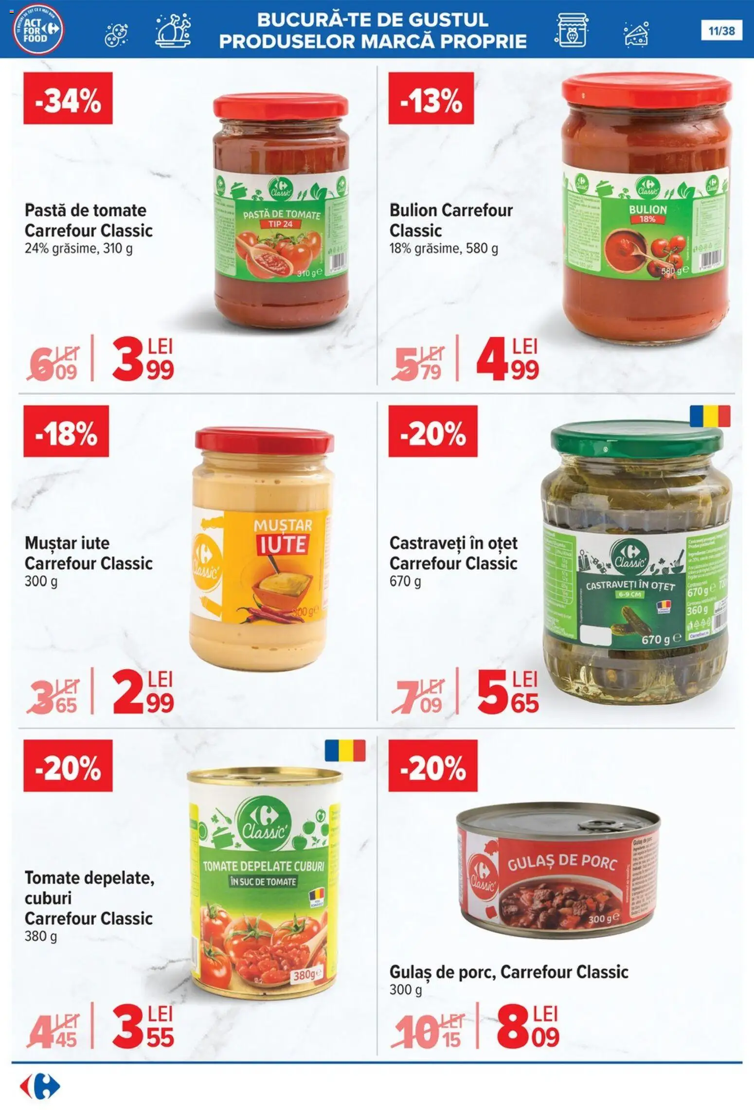 Catalog Carrefour 29 Octombrie - 10 Noiembrie 2025 | Pagina 11 | Produse: Suc, Muștar, Castraveți, Gulaș