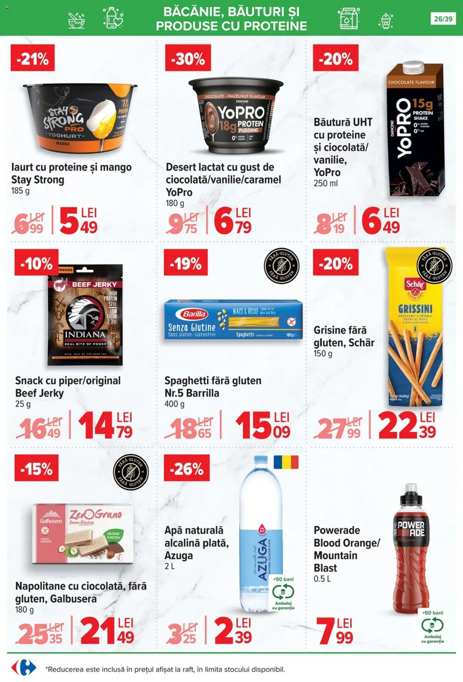 Catalog Carrefour 29 Octombrie - 10 Noiembrie 2025 | Pagina 26 | Produse: Masaüstü kılıfı, Cremă, Apă, Mango