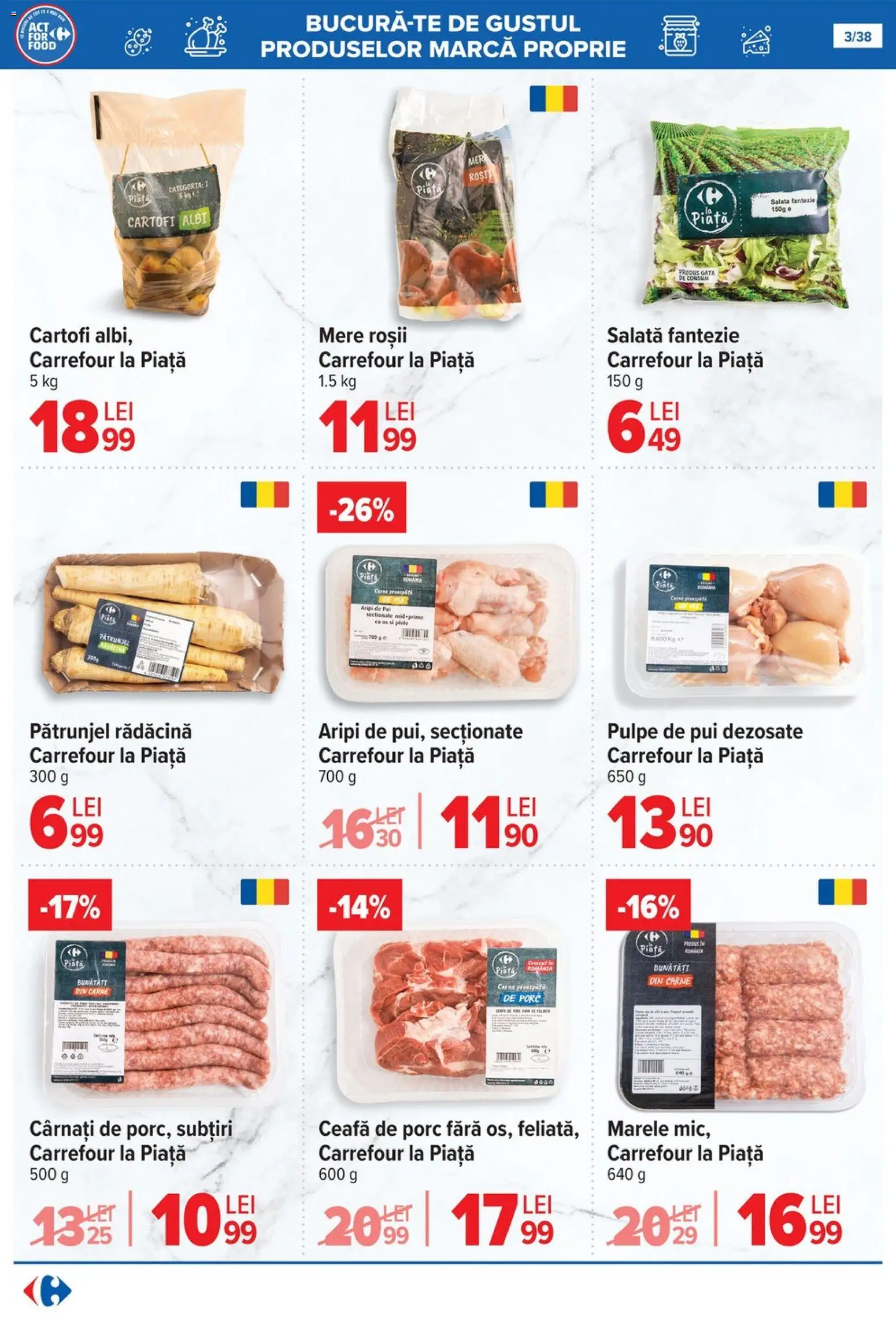Catalog Carrefour 29 Octombrie - 10 Noiembrie 2025 | Pagina 3 | Produse: Hacıyatmaz Kedi Oyuncağı, Mere, Cartofi, Cârnați