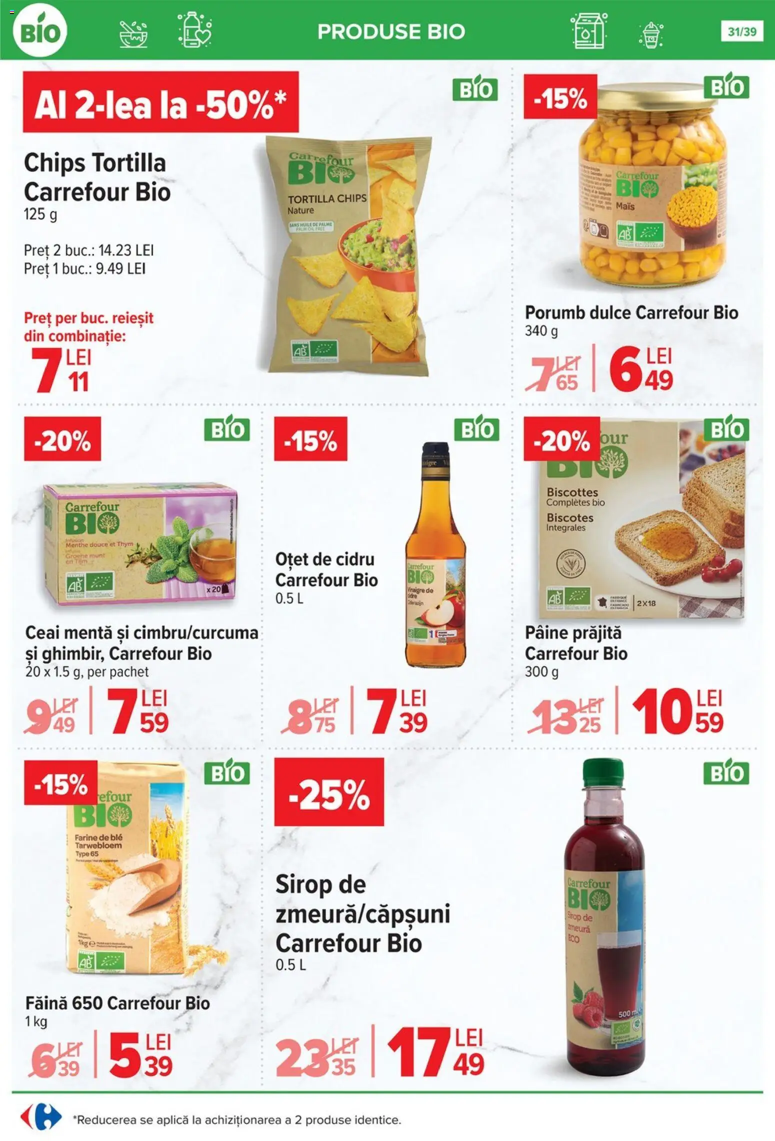 Catalog Carrefour 29 Octombrie - 10 Noiembrie 2025 | Pagina 31 | Produse: Şerit ödül, Zmeură, Făină, Ceai