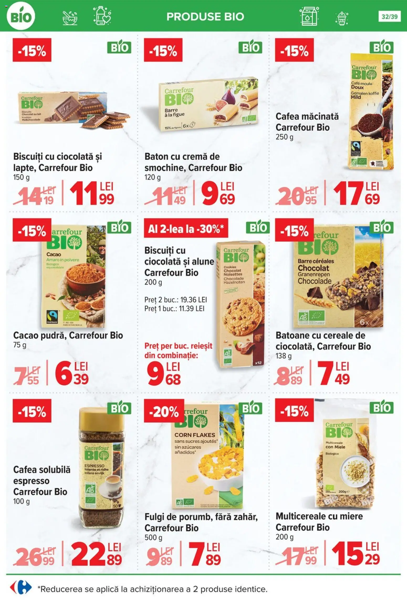 Catalog Carrefour 29 Octombrie - 10 Noiembrie 2025 | Pagina 32 | Produse: Şerit ödül, Cereale, Cacao, Fulgi