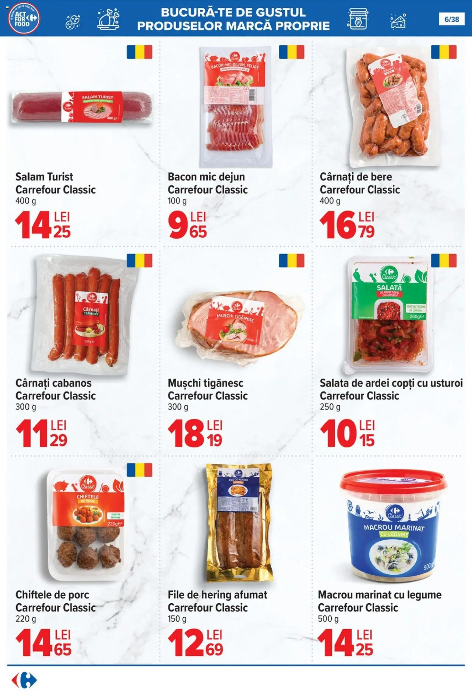 Catalog Carrefour 29 Octombrie - 10 Noiembrie 2025 | Pagina 6 | Produse: Ardei, Salam, Bere, Cârnați