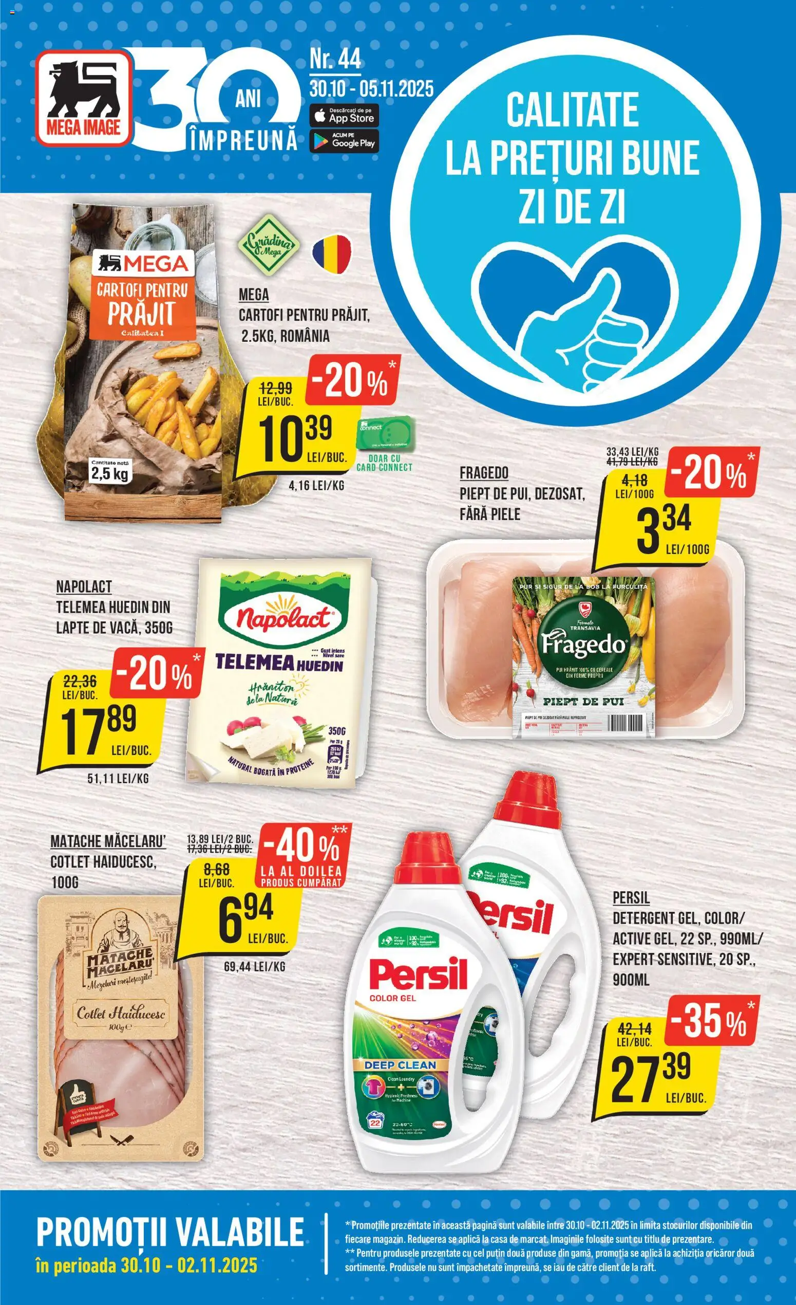 Catalog Mega Image 30 Octombrie - 4 Noiembrie 2025 | Pagina 1