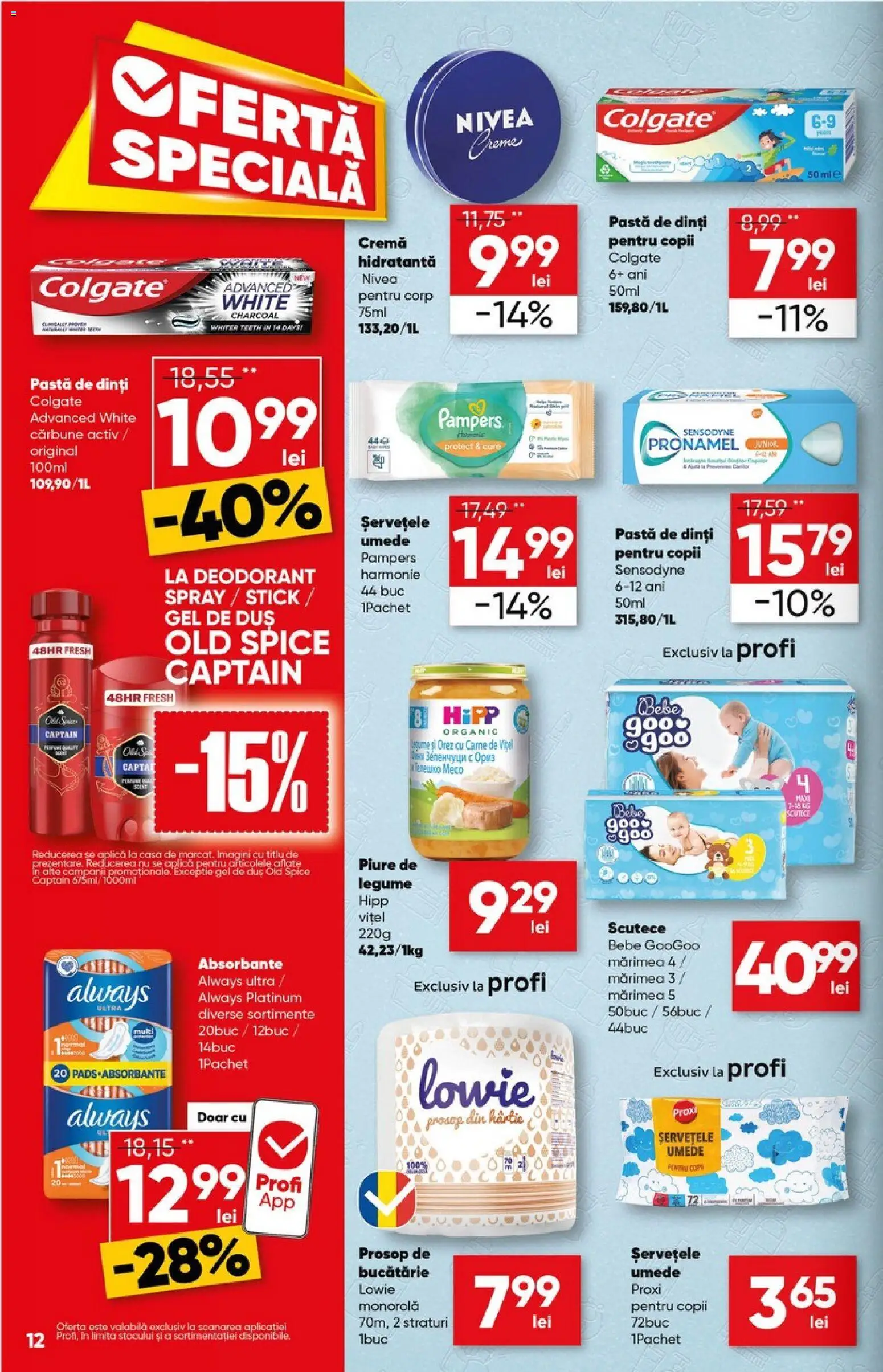 Catalog Profi 29 Octombrie - 10 Noiembrie 2025 | Pagina 12 | Produse: Kısırlaştırılmış Kedi Maması, Orez, Absorbante, Legume