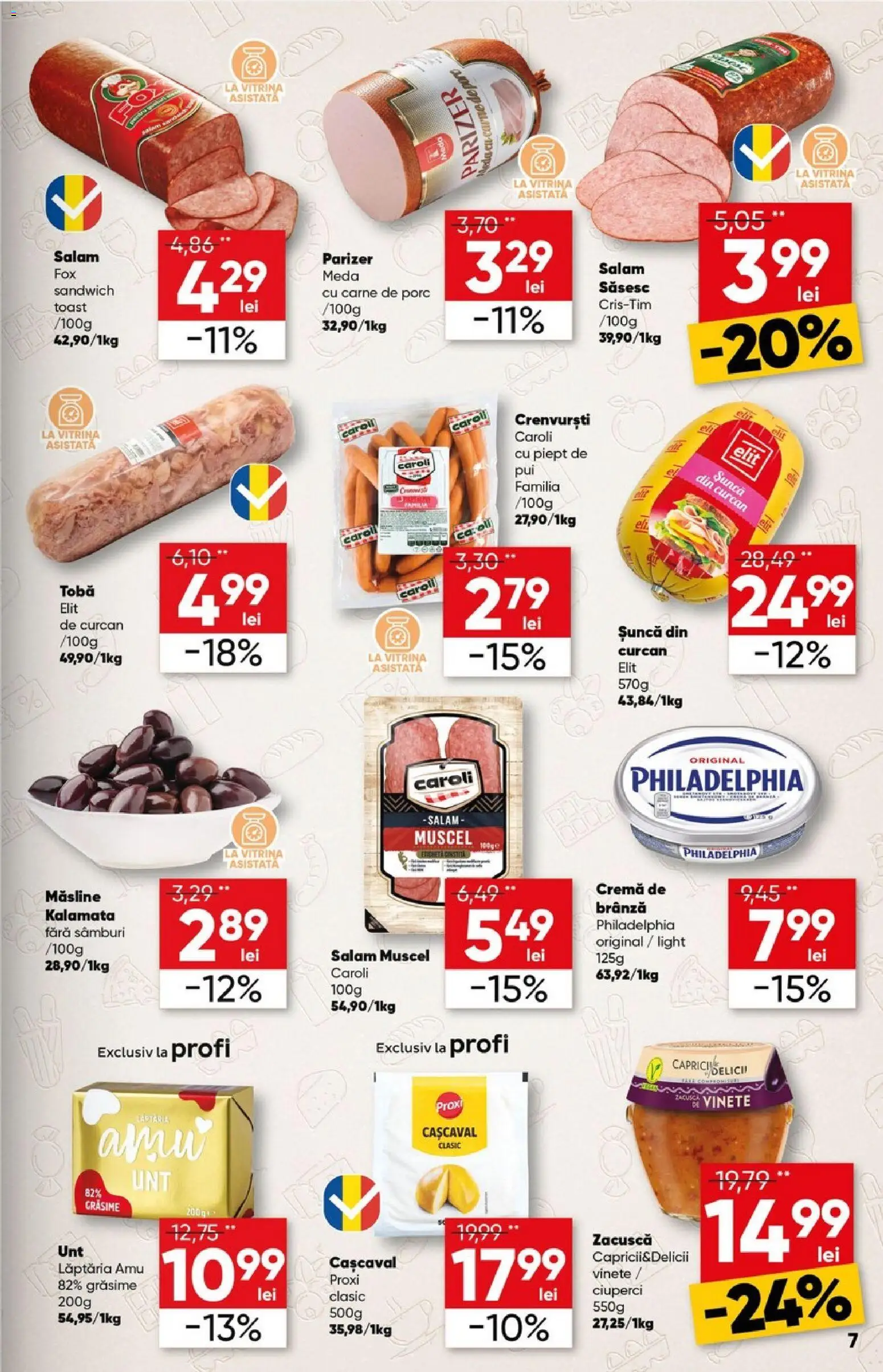 Catalog Profi 29 Octombrie - 10 Noiembrie 2025 | Pagina 7 | Produse: Ciuperci, Crenvurști, Salam, Carne De Porc