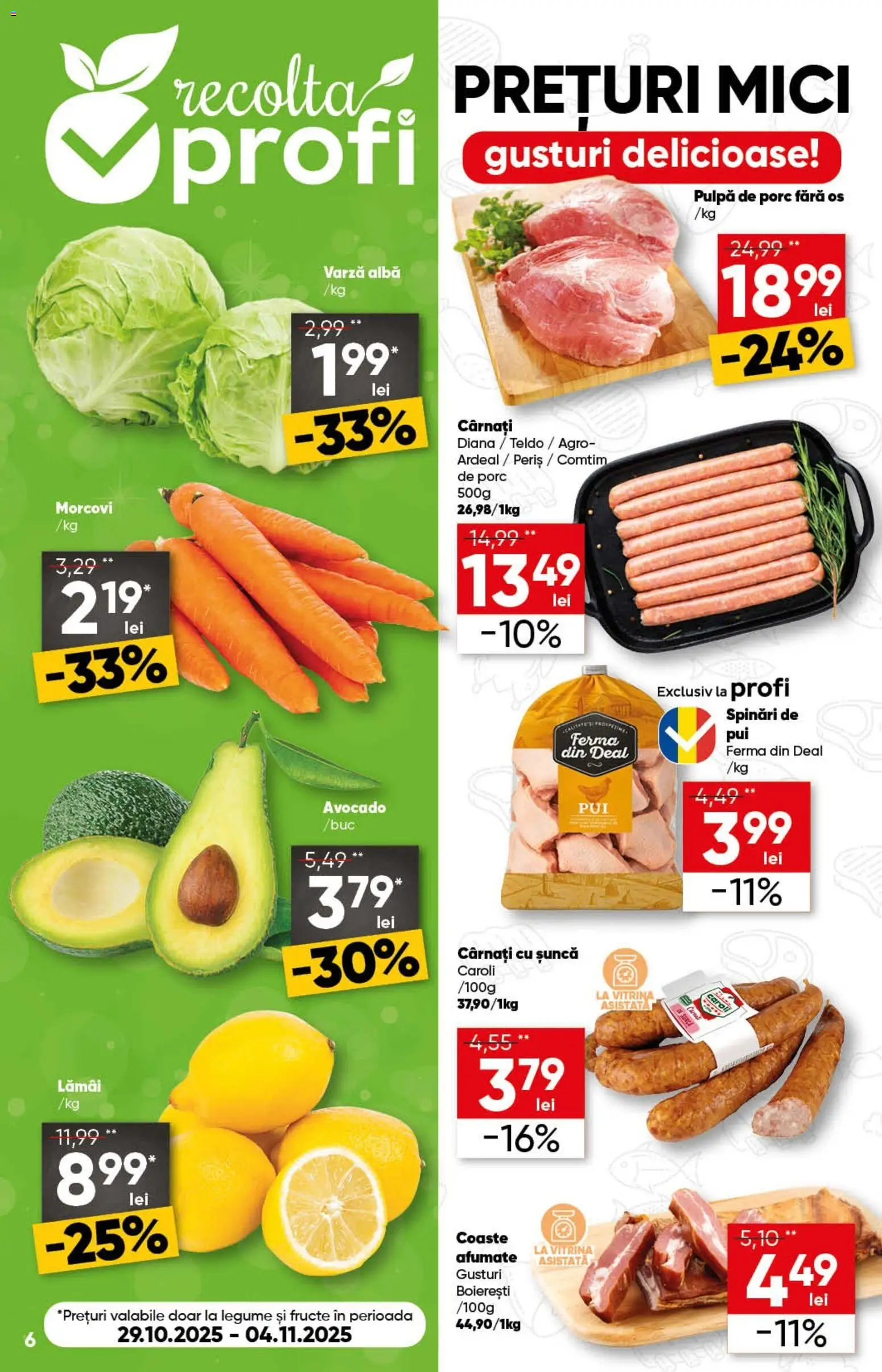 Catalog Profi 29 Octombrie - 10 Noiembrie 2025 | Pagina 6 | Produse: Vitrină, Mici, Morcovi, Avocado