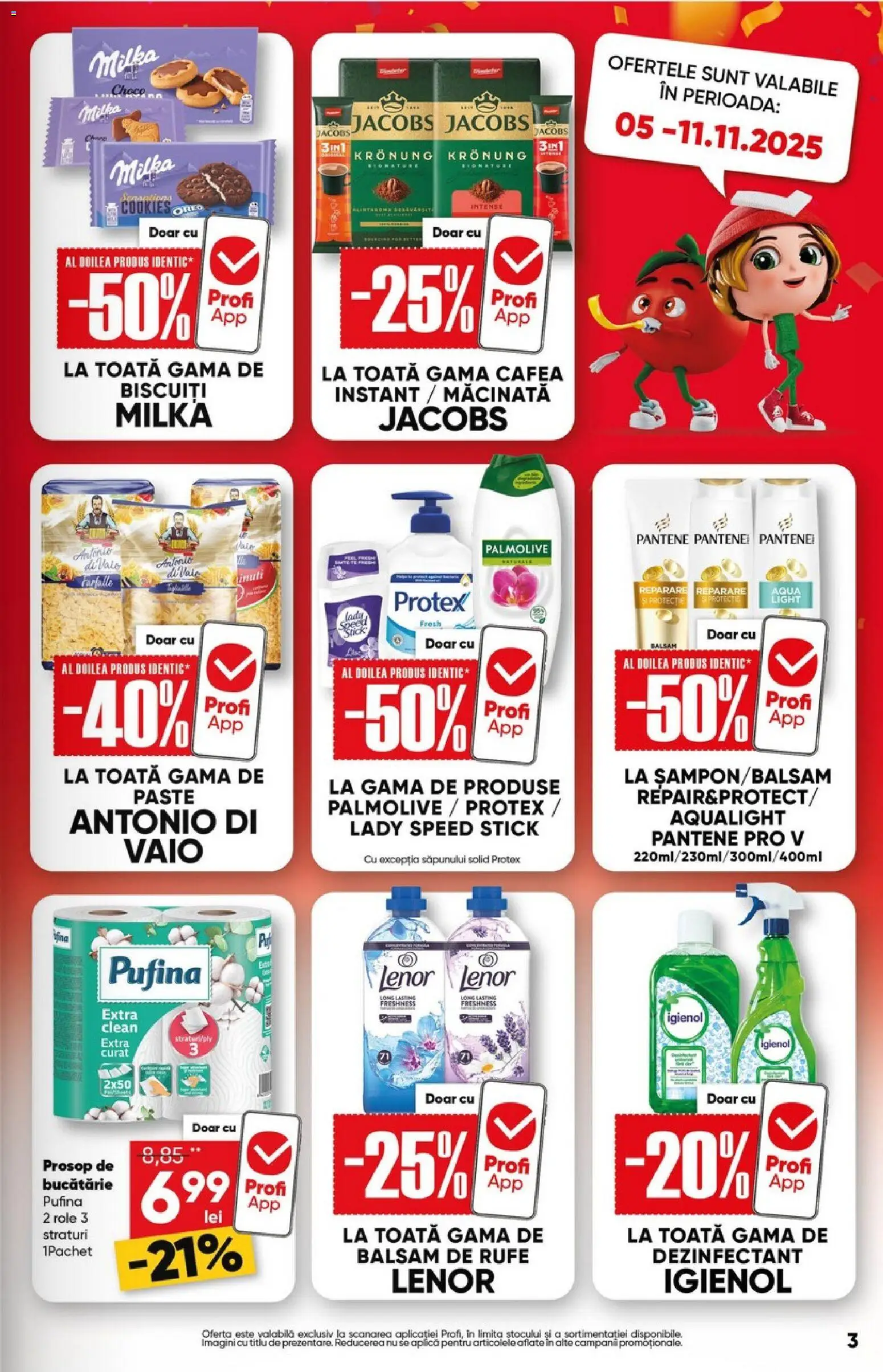 Catalog Profi 29 Octombrie - 10 Noiembrie 2025 | Pagina 3 | Produse: Pomelo, Köpek çiti, Cafea, Balsam de rufe