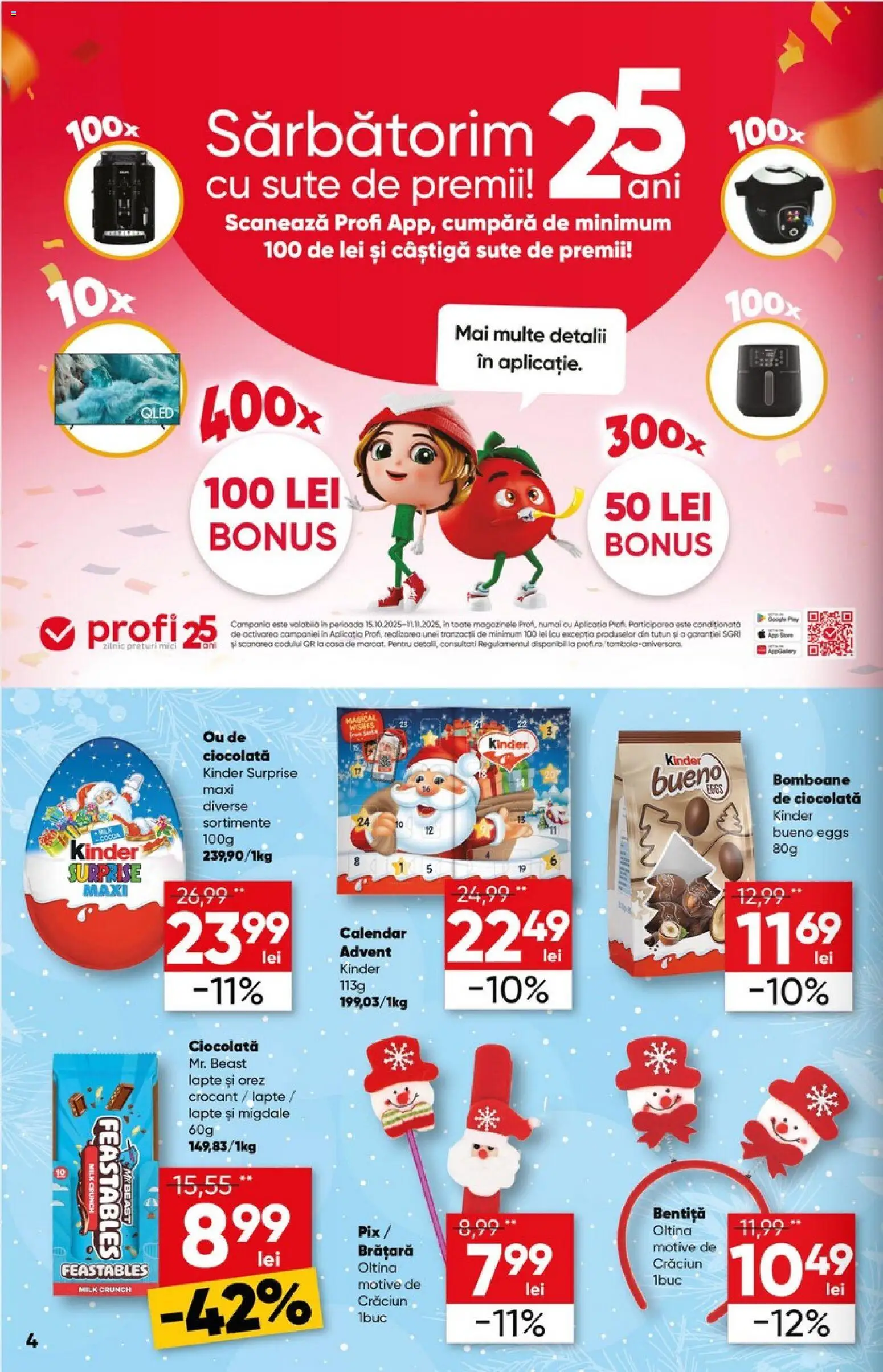 Catalog Profi 29 Octombrie - 10 Noiembrie 2025 | Pagina 4 | Produse: Brățară, Migdale, Lapte, Bomboane