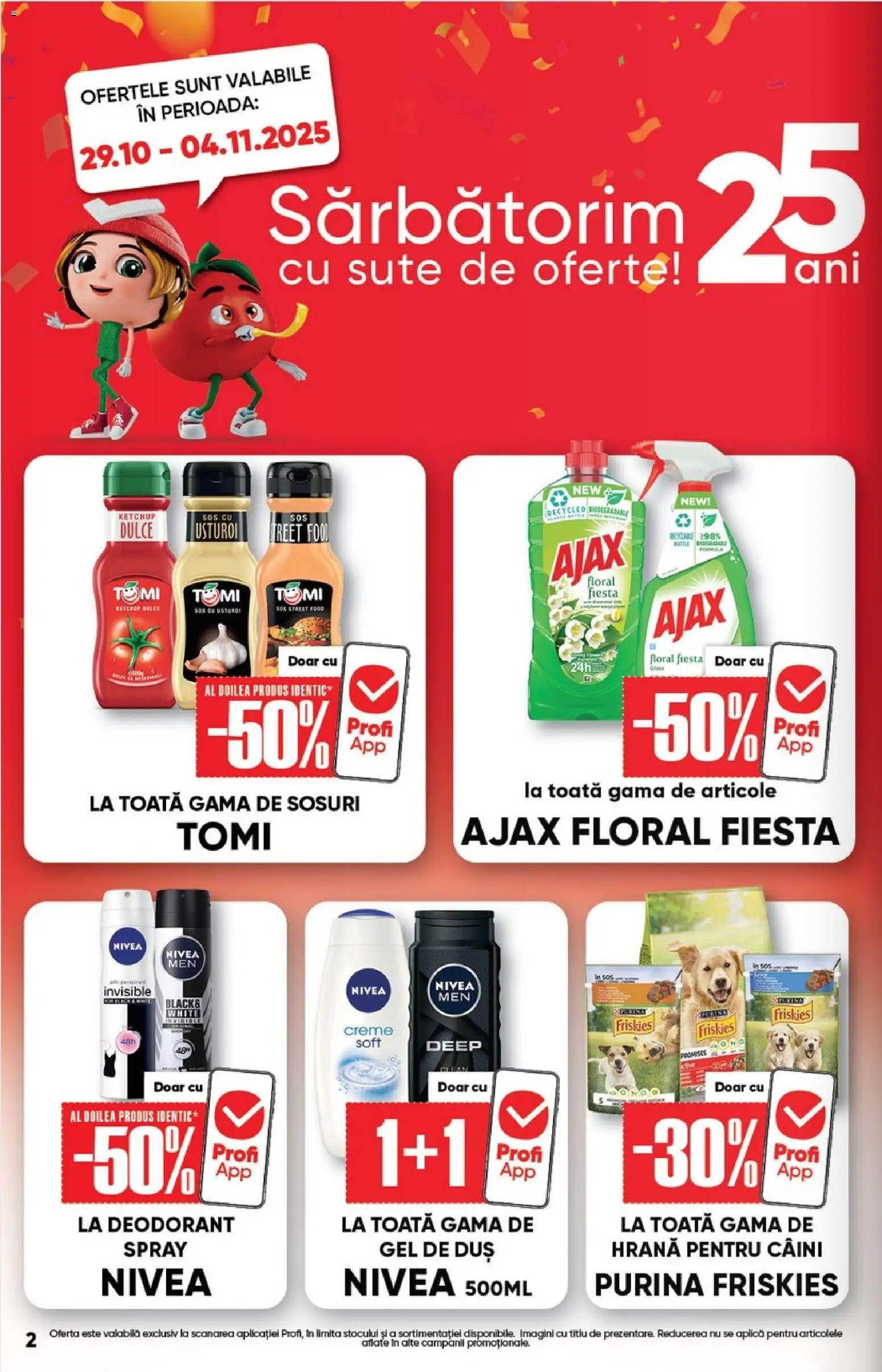 Catalog Profi 29 Octombrie - 10 Noiembrie 2025 | Pagina 2 | Produse: Duș, Gel de duș, Ketchup, Sos