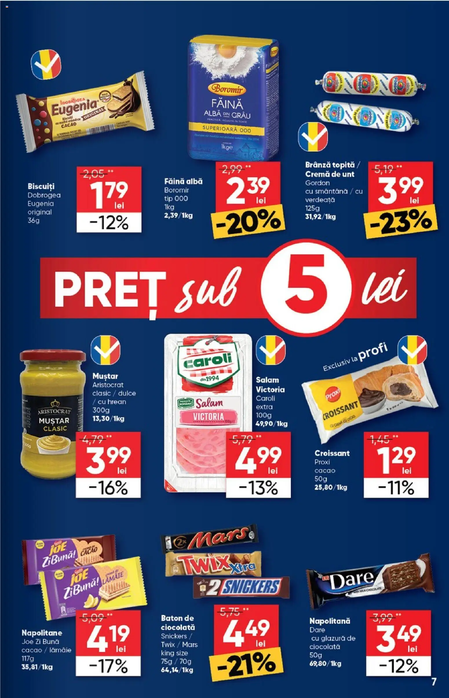 Catalog Profi 29 Octombrie - 10 Noiembrie 2025 | Pagina 7 | Produse: Unt, Salam, Muștar, Smântână