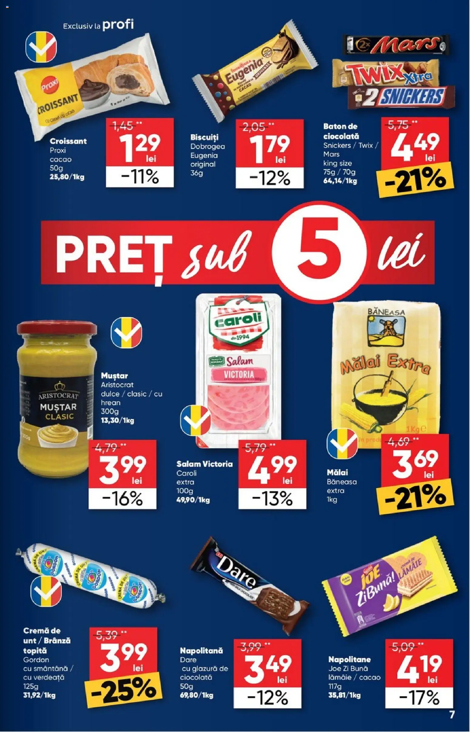 Catalog Profi 29 Octombrie - 10 Noiembrie 2025 | Pagina 7 | Produse: Napolitane, Brânză, Salam, Verdeață