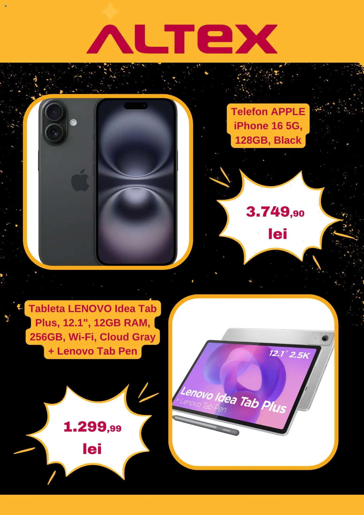 Catalog Altex 30 Octombrie - 4 Noiembrie 2025 | Pagina 2 | Produse: Telefon, Tabletă, Apple