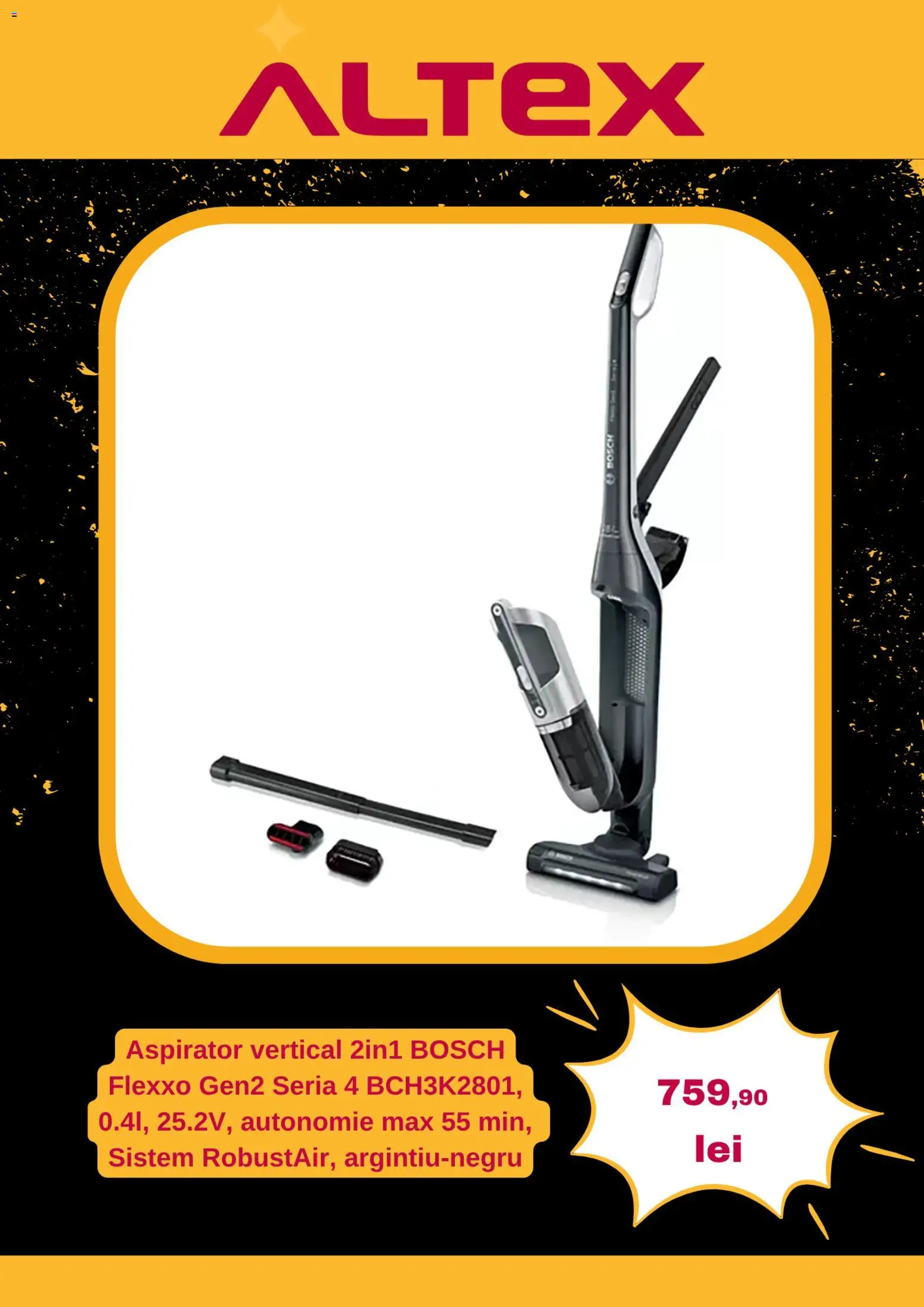 Catalog Altex 30 Octombrie - 4 Noiembrie 2025 | Pagina 7 | Produse: Aspirator