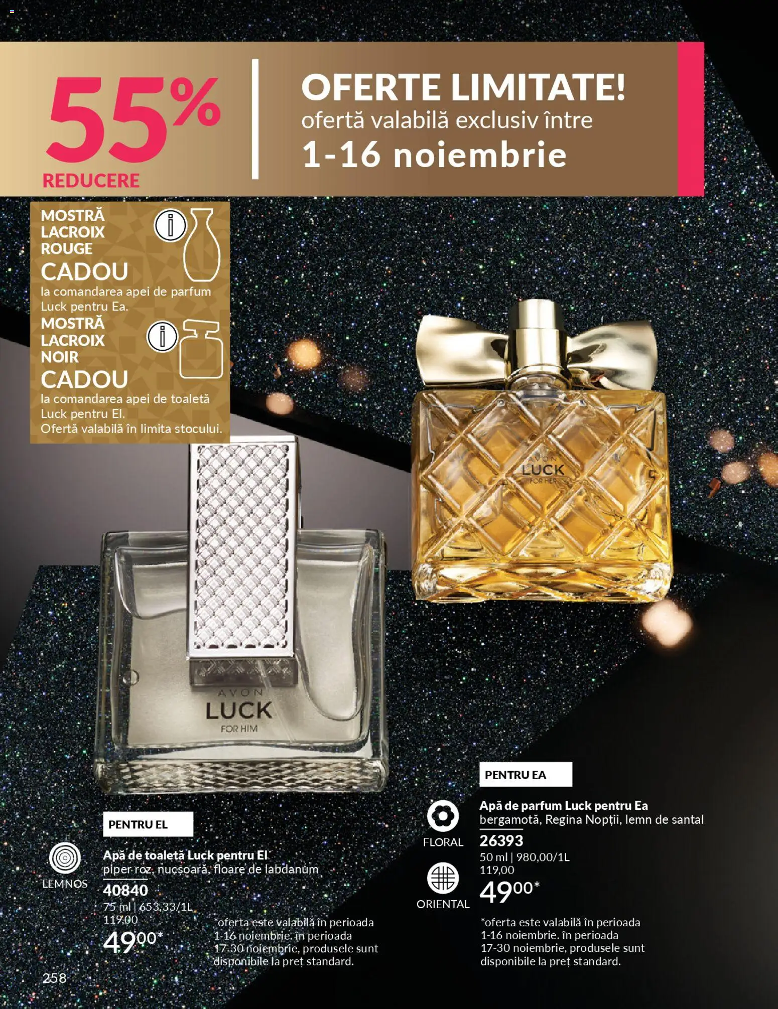 Catalog Avon 1 - 15 Noiembrie 2025 | Pagina 2 | Produse: Apă de parfum, Toaletă, Apă de toaletă, Piper