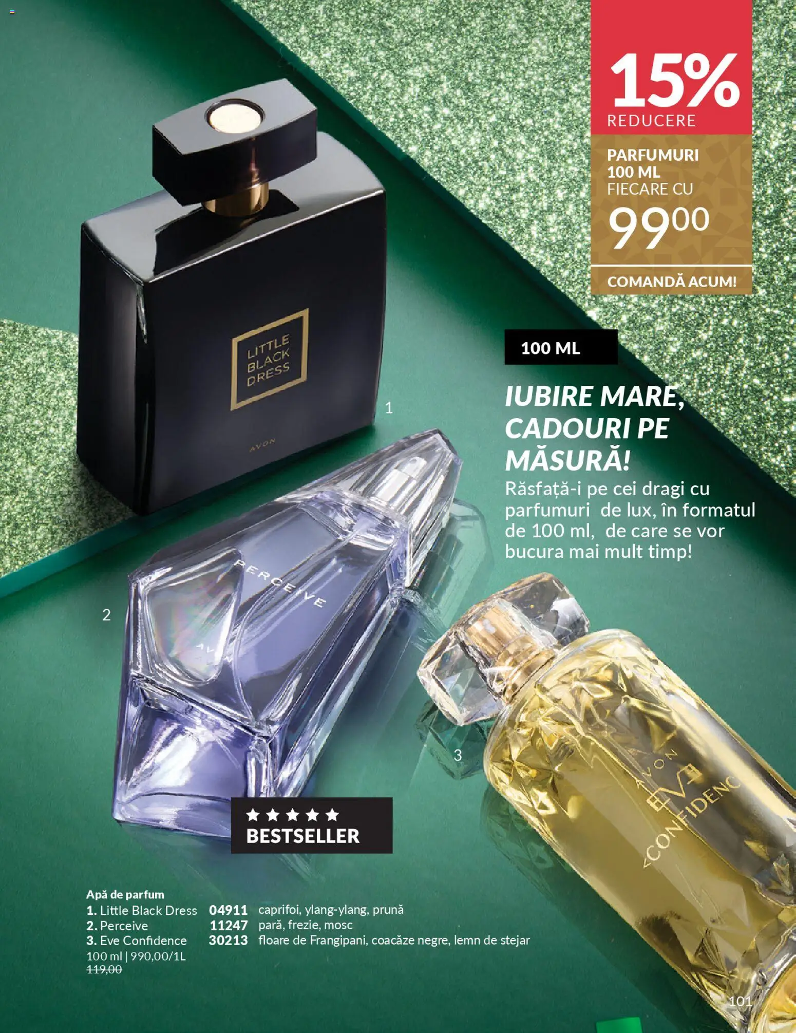 Catalog Avon 1 - 29 Noiembrie 2025 | Pagina 101 | Produse: Apă de parfum, Parfum, Apă